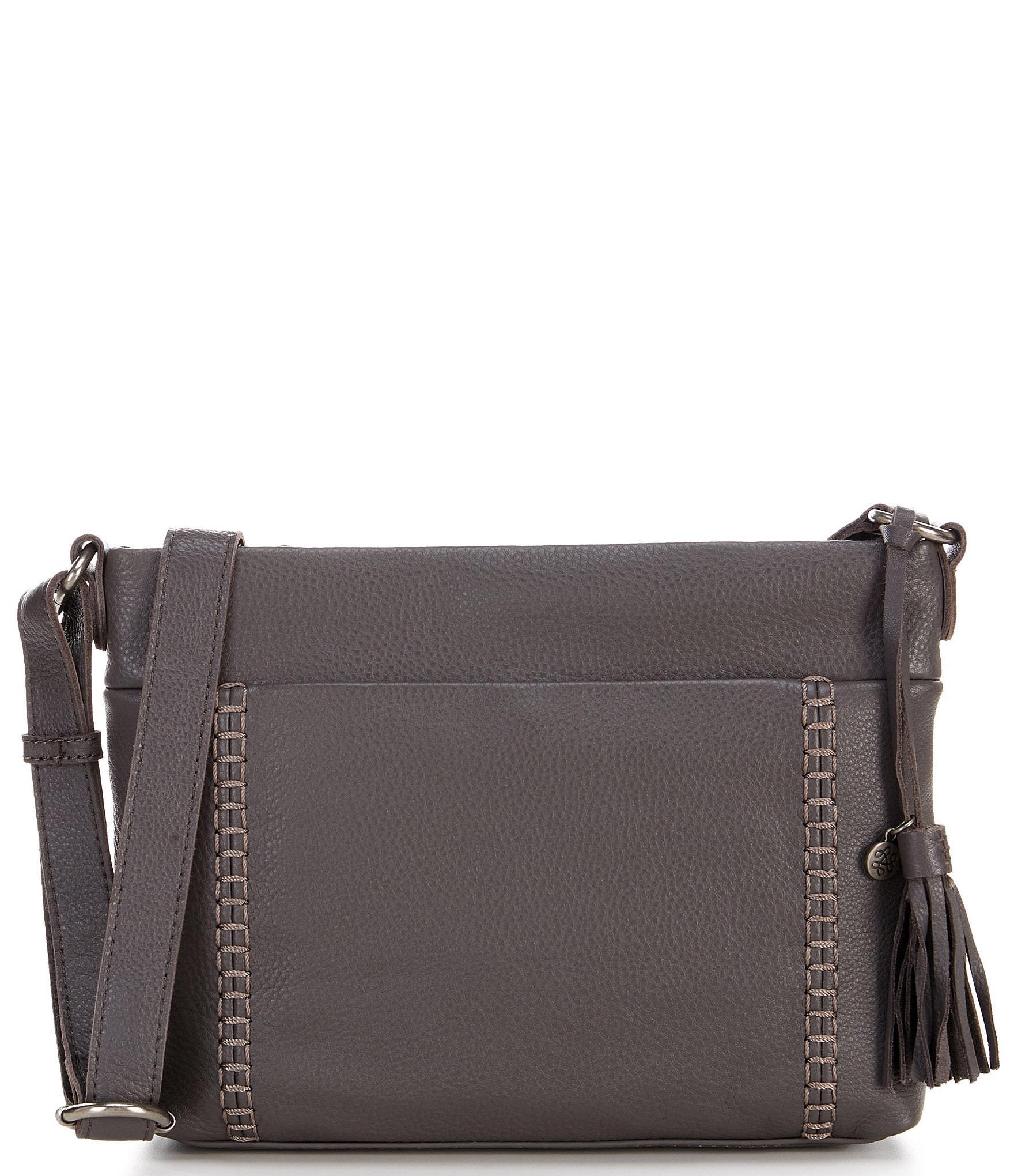 The Sak Melrose Crossbody Bag Leather Slate