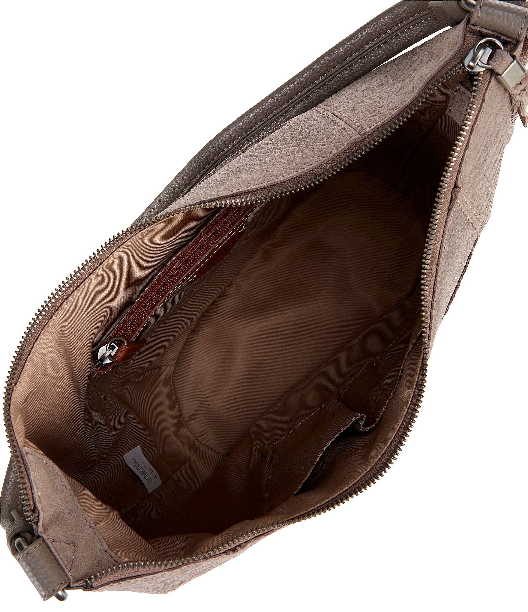 The Sak Sequoia Croco Suede Hobo Bag