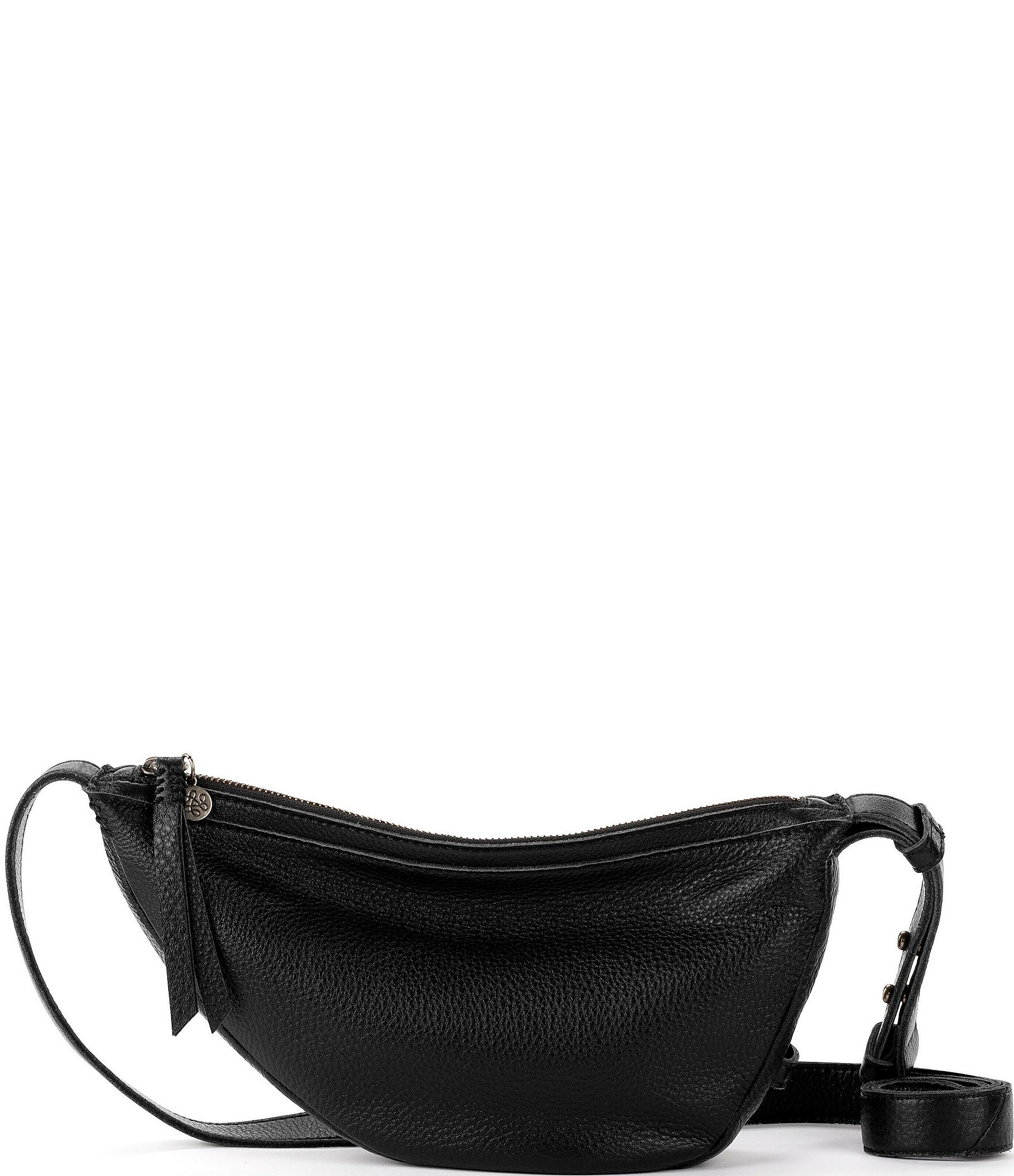The Sak Geo Leather Sling Backpack - Black