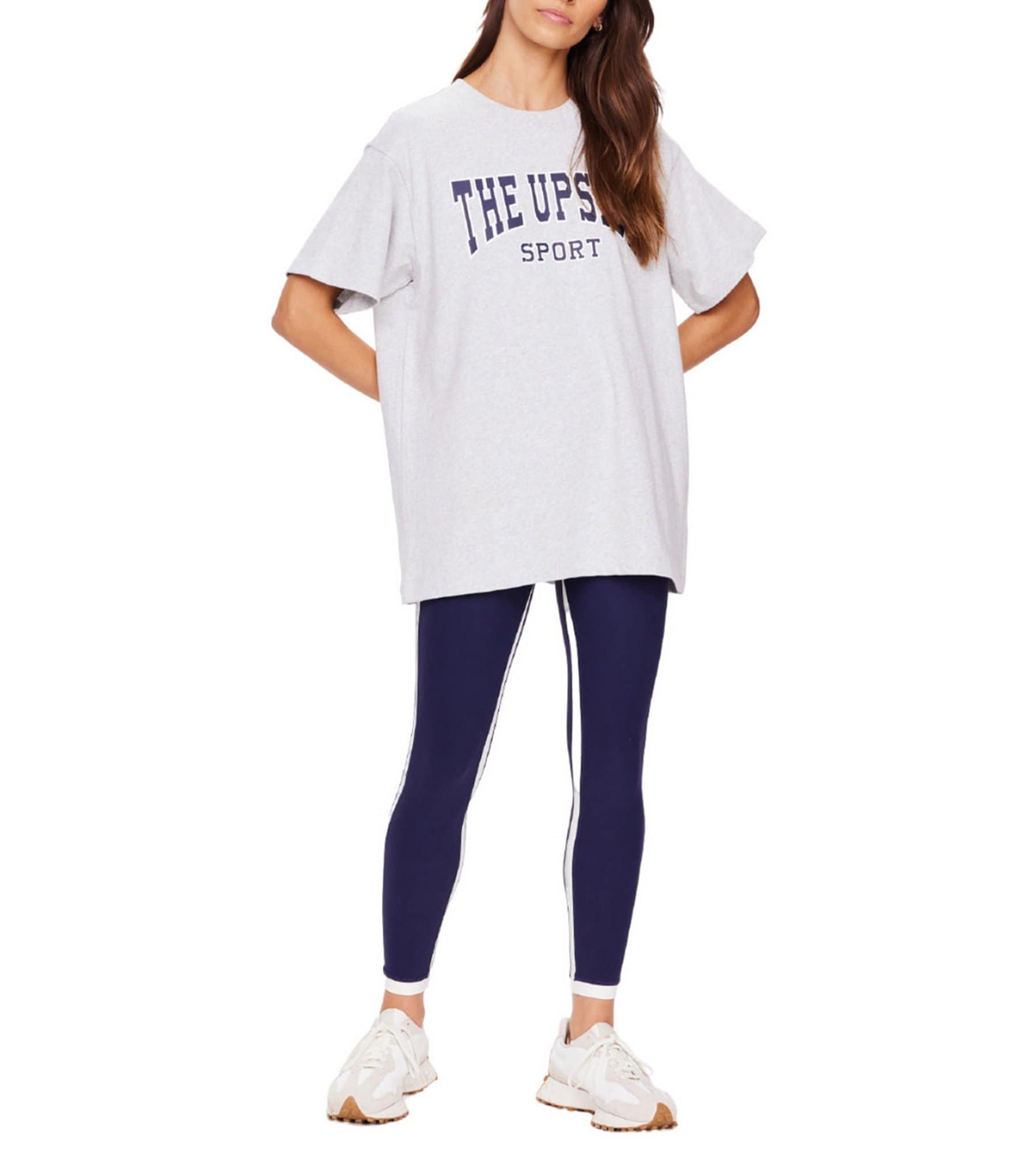 The Upside Harbor Sammi Organic Cotton Crew Neck Short Sleeve Tee