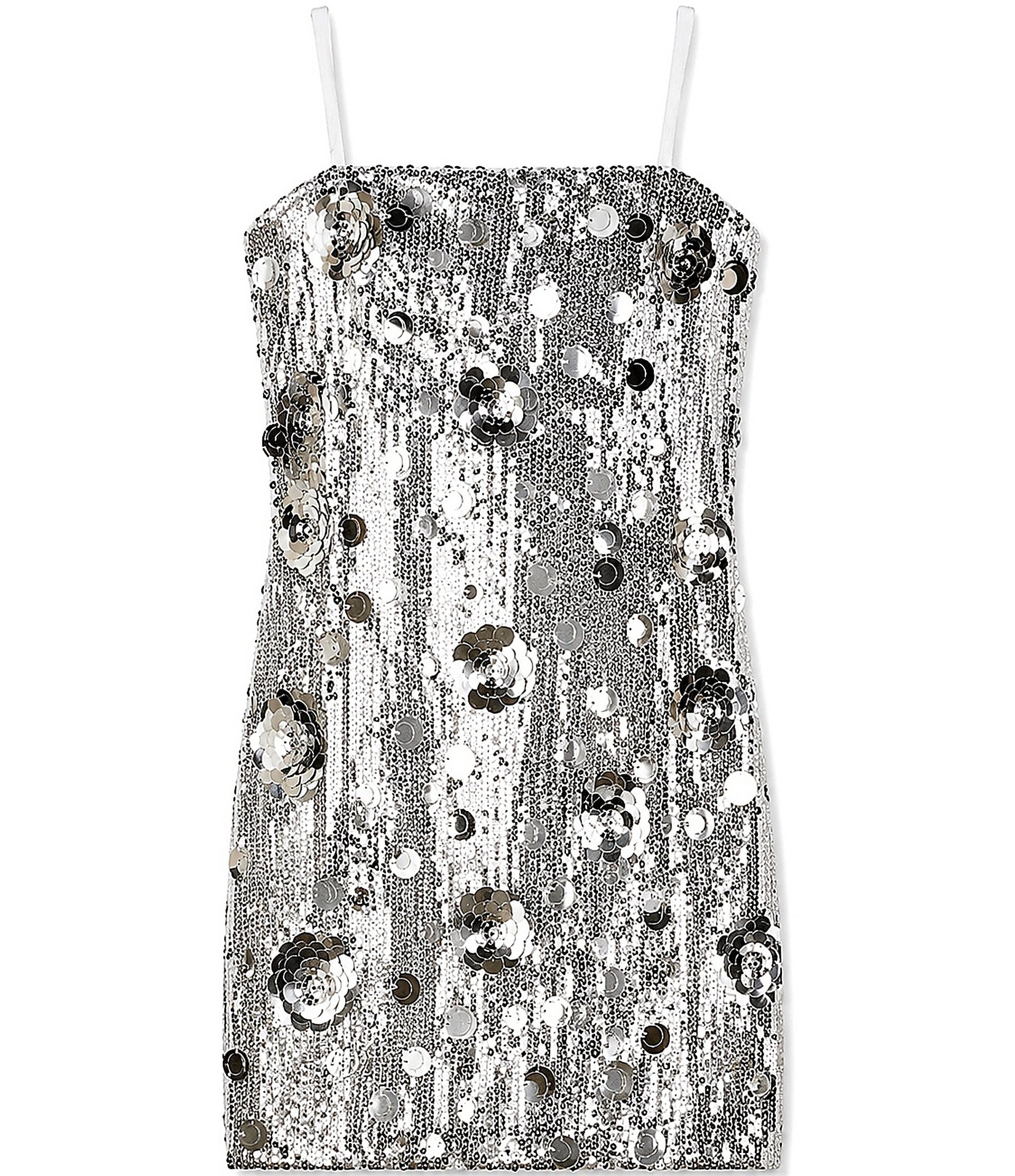 Theme NYC Big Girls Sam Strapless Sequin Dress