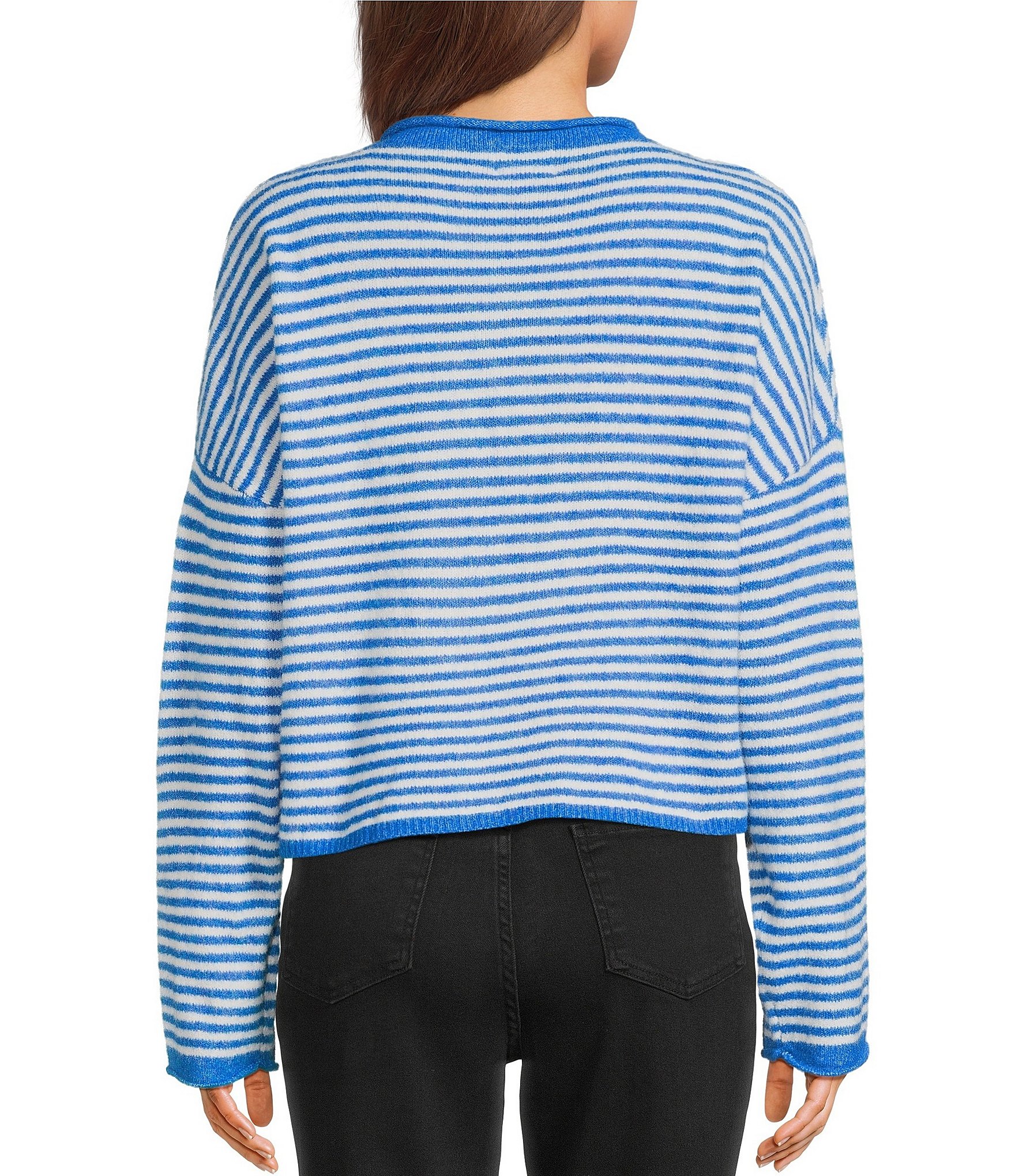 Things Between Piper Striped Button-Front Cardigan