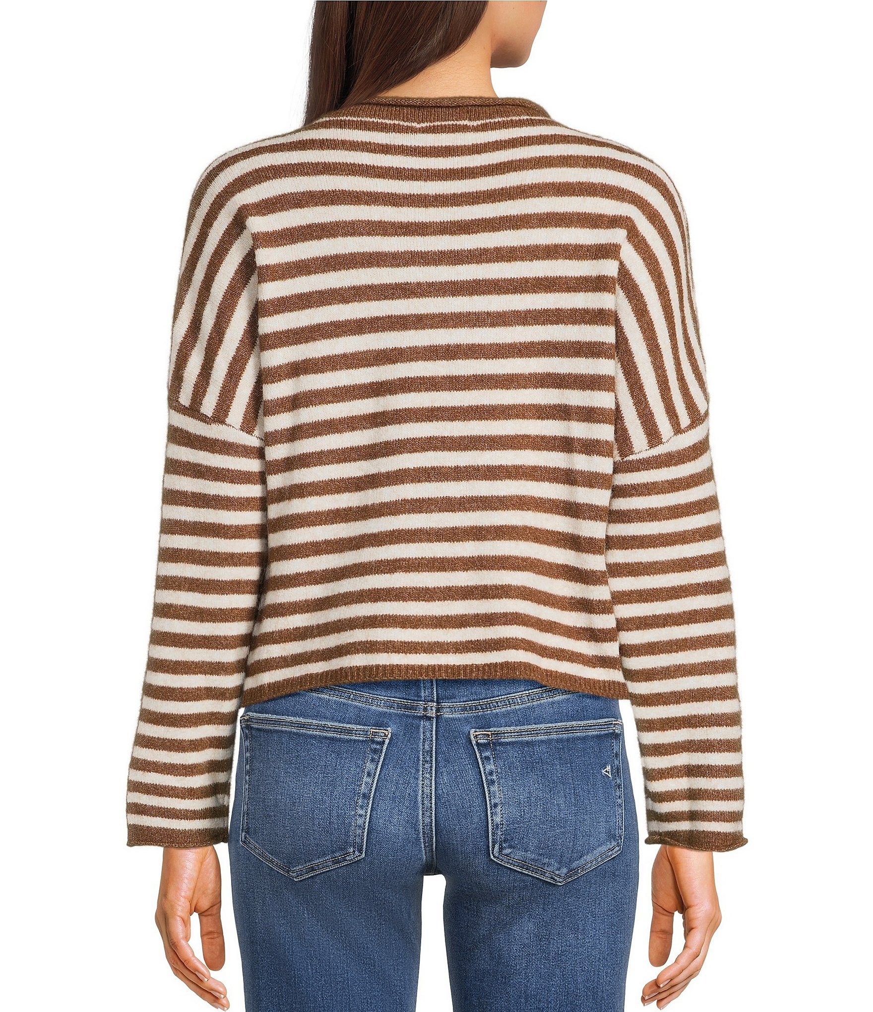 Things Between Piper Striped Button-Front Cardigan