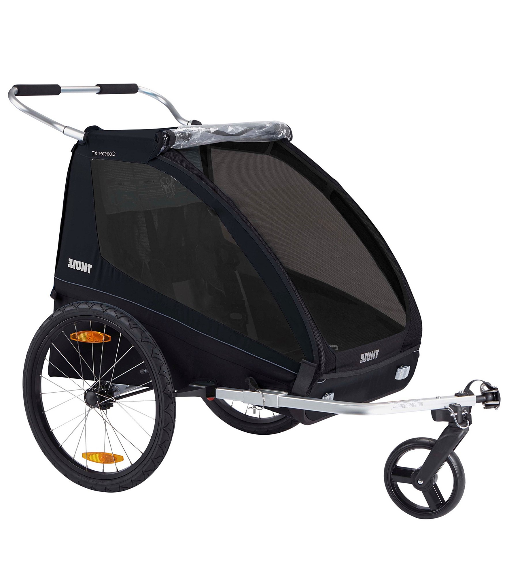 Thule double bike store trailer stroller