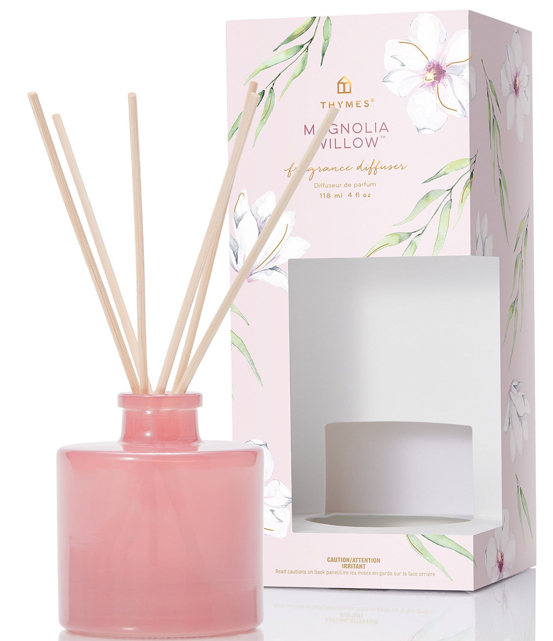 Thymes Magnolia Willow Aromatic Petite Diffuser, 4 oz.