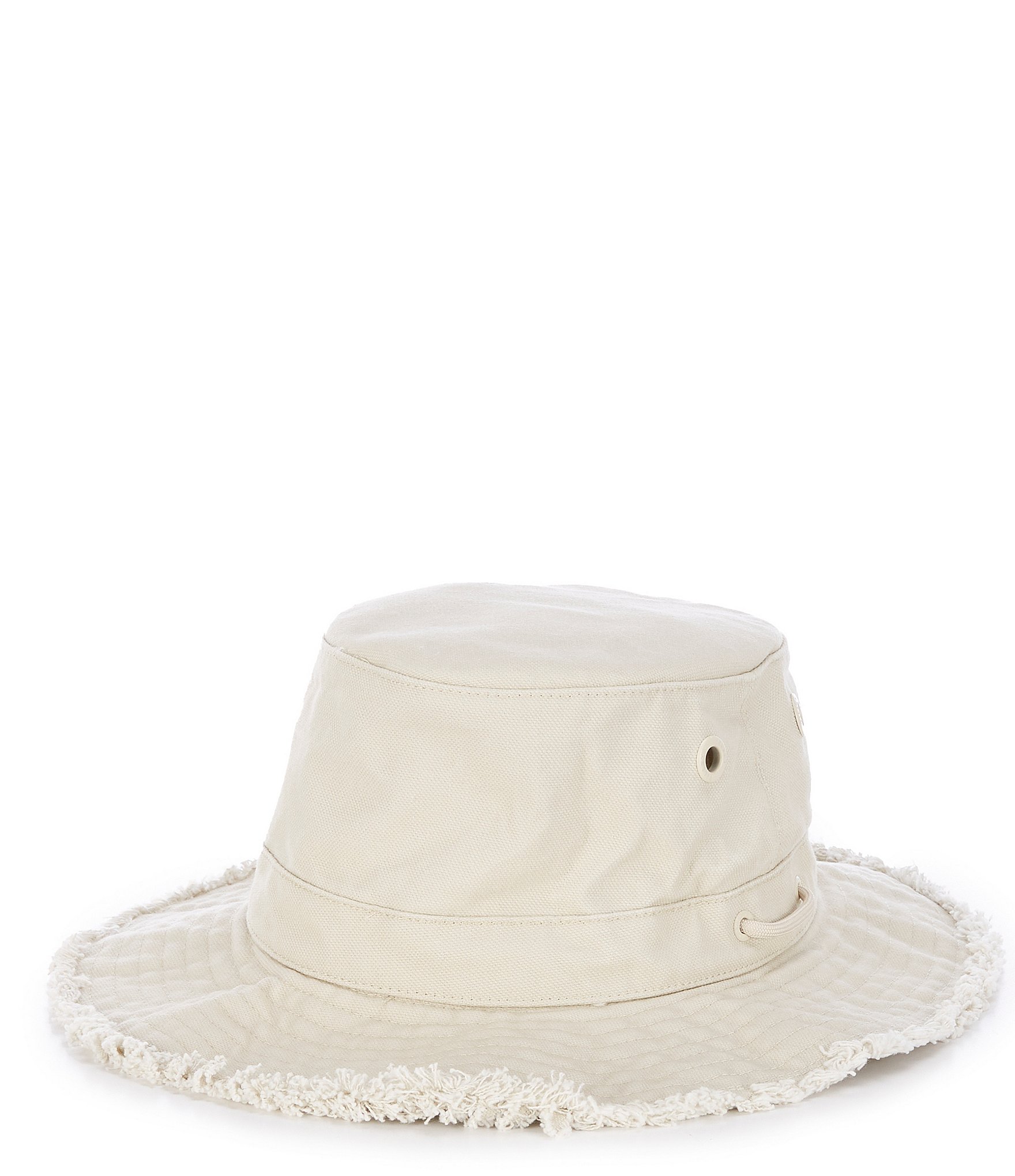 TILLEY Wanderer Duck Canvas Water Repellant Fringe Bucket Hat