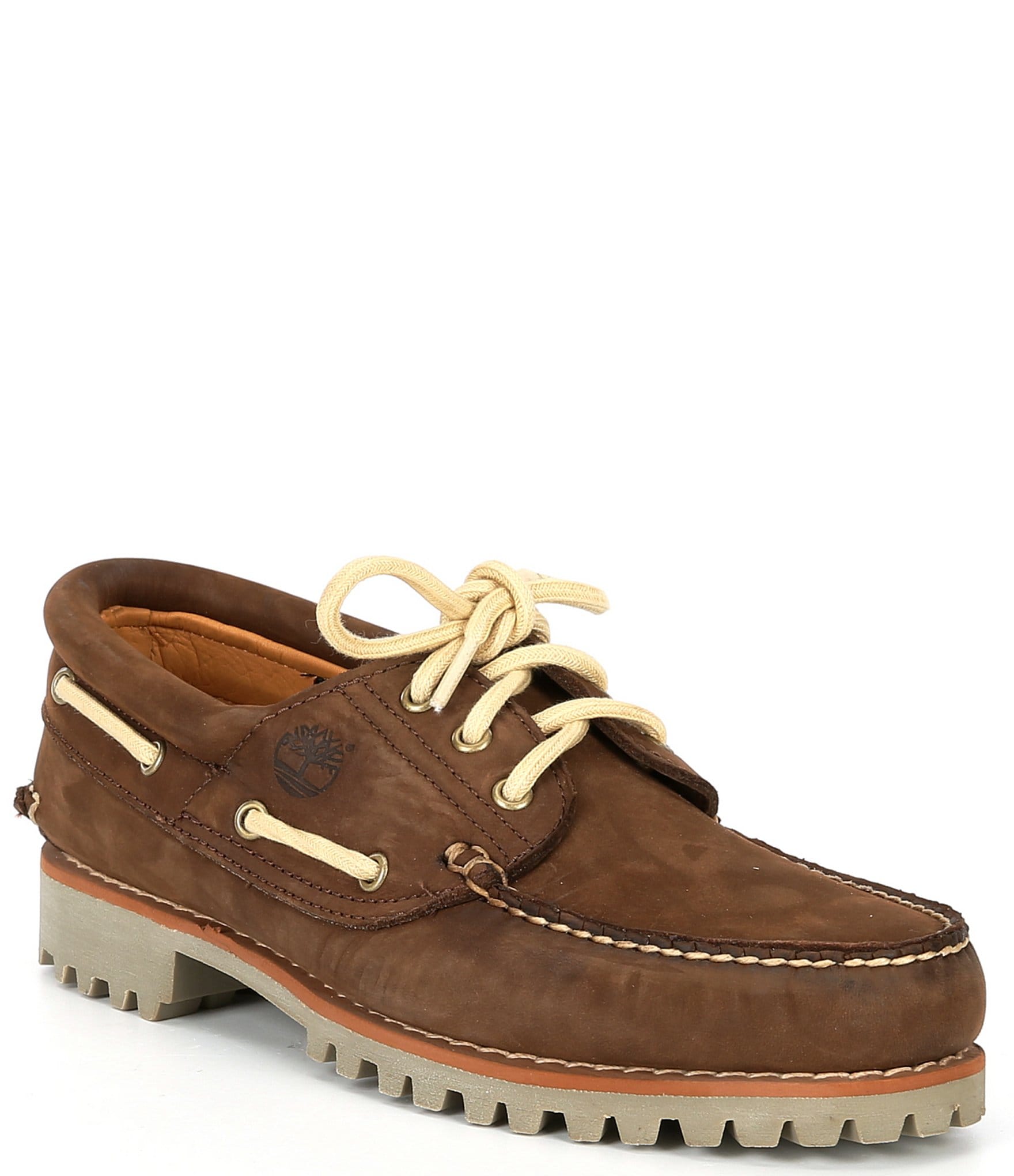 Timberland Men s Classic 3 Eye Lug Handsewn Boat Shoes 10.5