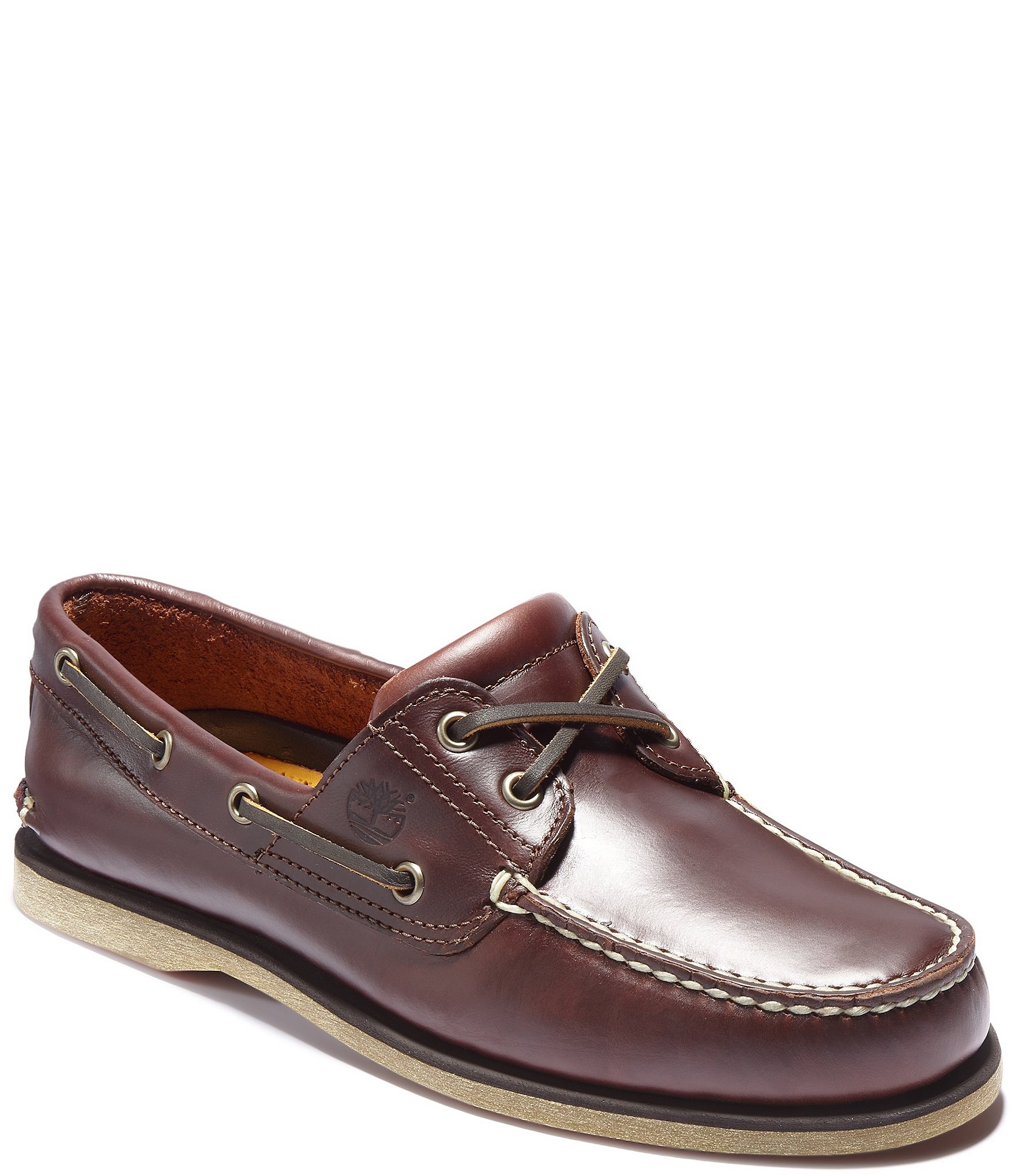 Amperio mezcla Accidental Timberland Men's Classic Leather Boat Shoes | Dillard's
