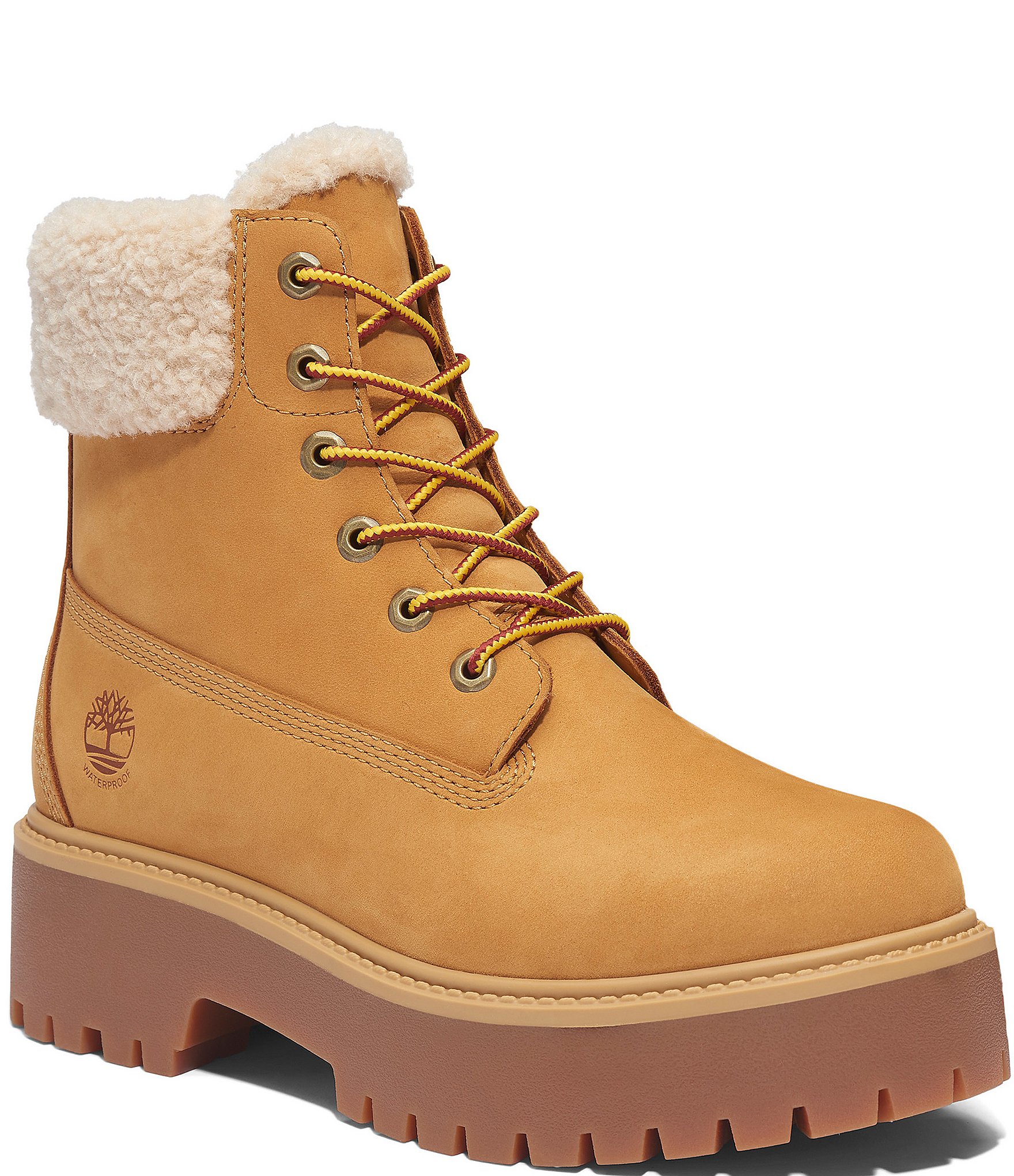 Timberland Women's Stone Street Mid Warm Lined Waterproof Winter Boots