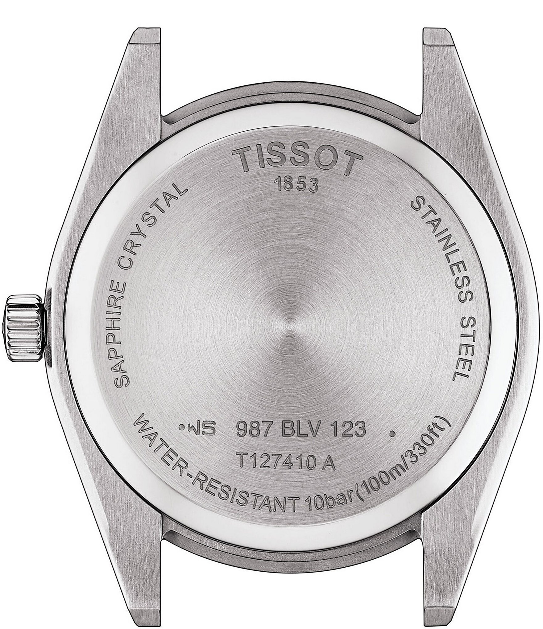 Tissot Women's Gentleman Embossed Leather Watch