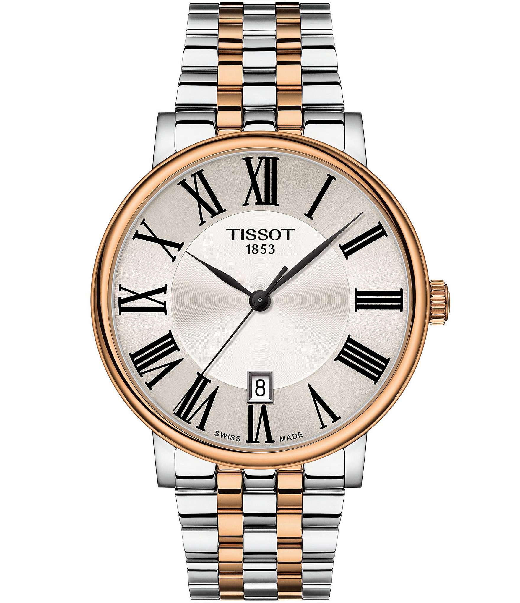 Tissot Men s Carson Premium Two Tone Bracelet Watch Dillard s