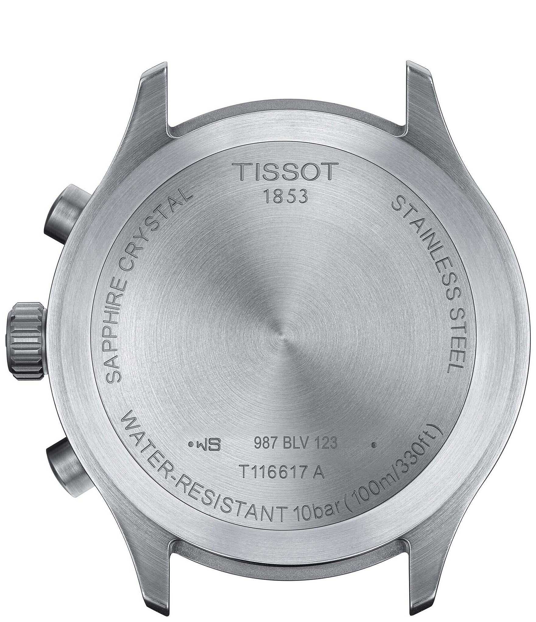 Tissot Men's Chrono XL Quartz Chronograph Black Leather Strap Watch