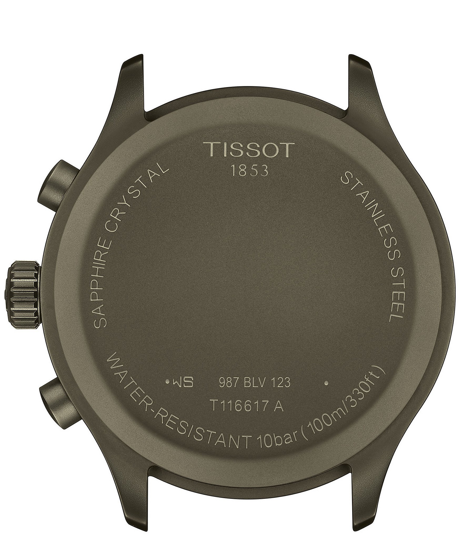 Tissot Men's Chrono XL Quartz Chronograph Khaki Leather Strap Watch