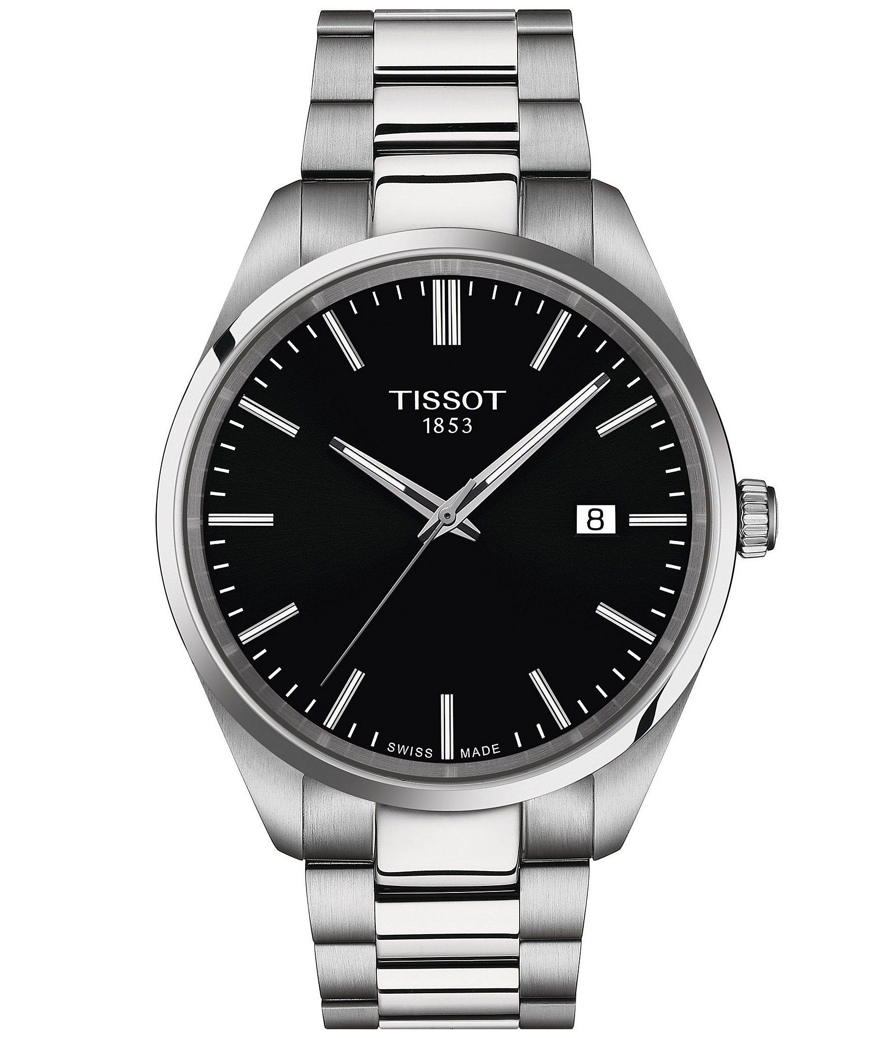 Tissot Men's Classic Collection Pr 100 Stainless Steel Bracelet Watch