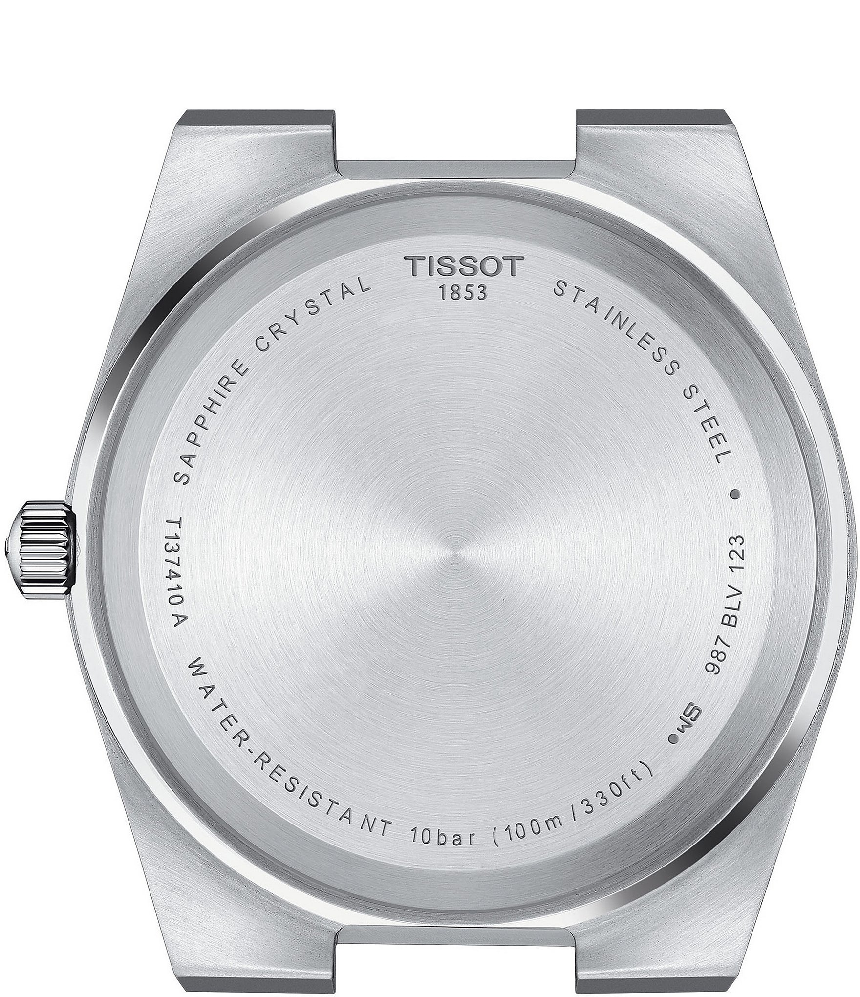 Tissot Men's Prx Quartz Analog Blue Leather Strap Watch