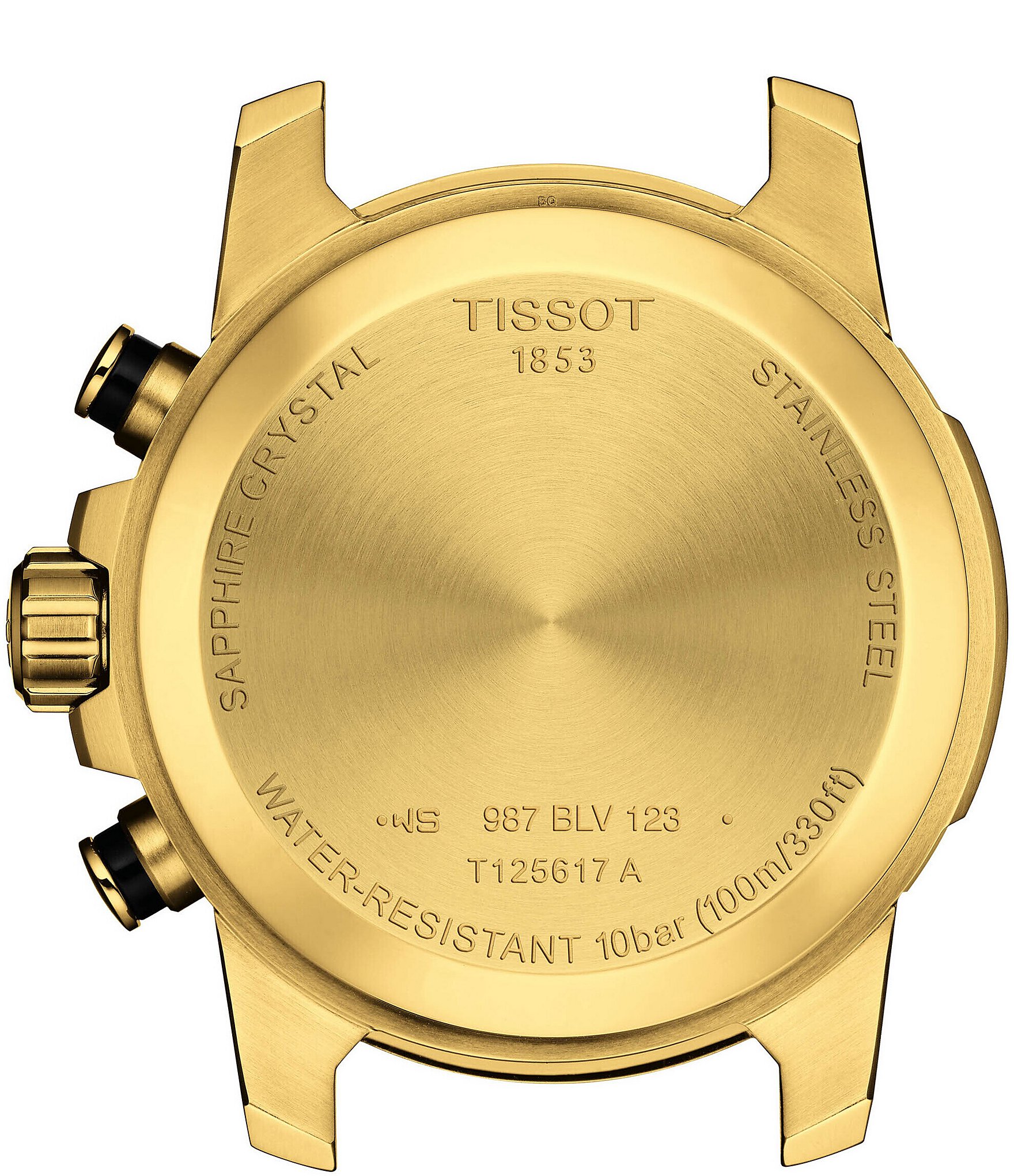 Tissot Men's Super Sport Quartz Chronograph Gold Tone Stainless Steel Bracelet Watch