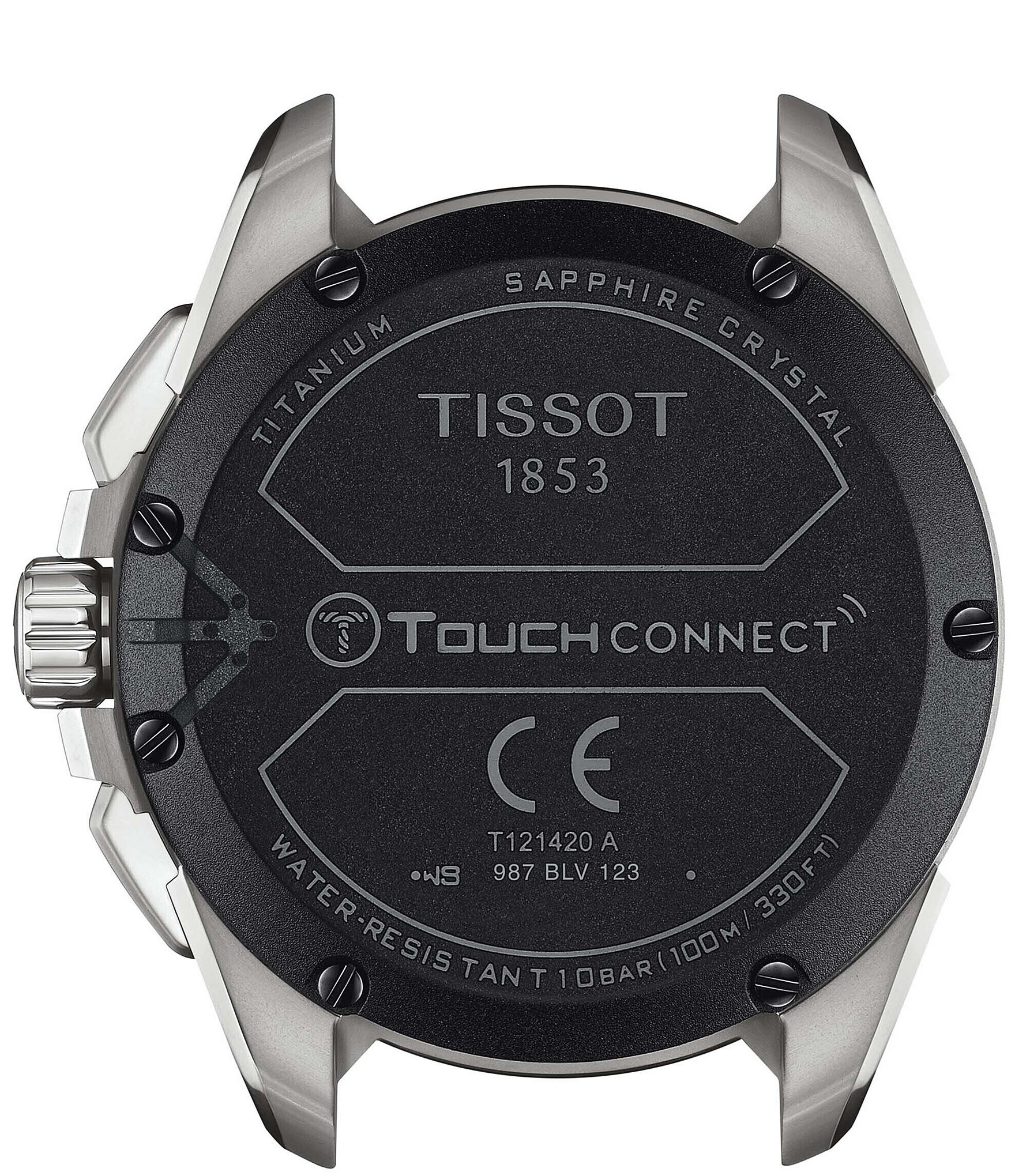 Tissot Men's T-Touch Connect Solar Beige Chronograph Fabric Strap Smart Watch