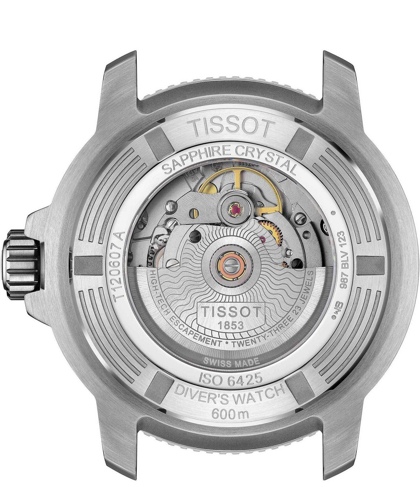 Tissot Men's Seastar 2000 Professional Automatic Rubber Strap Watch