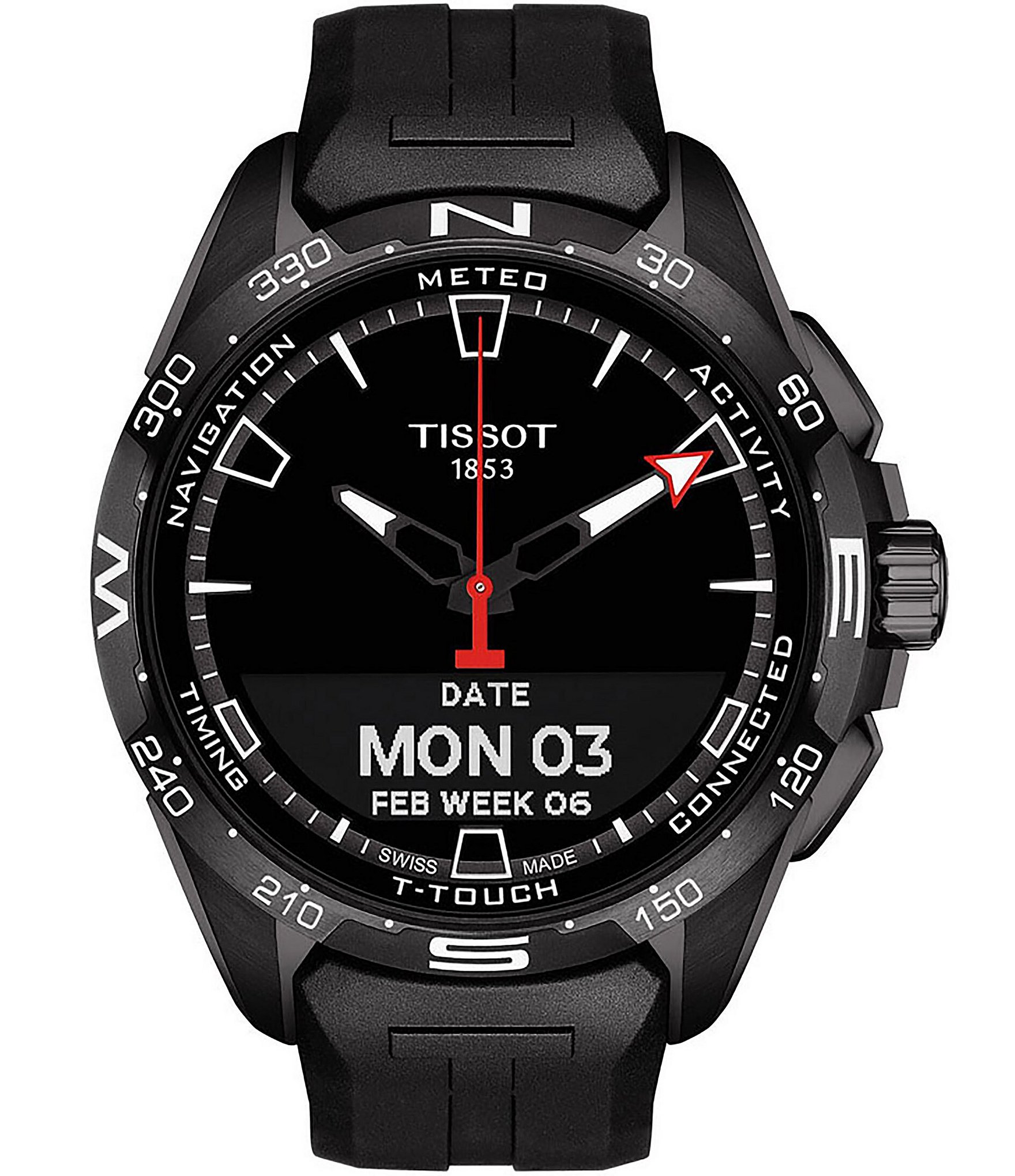 Tissot T-Touch Connect Black Dial Solar Watch