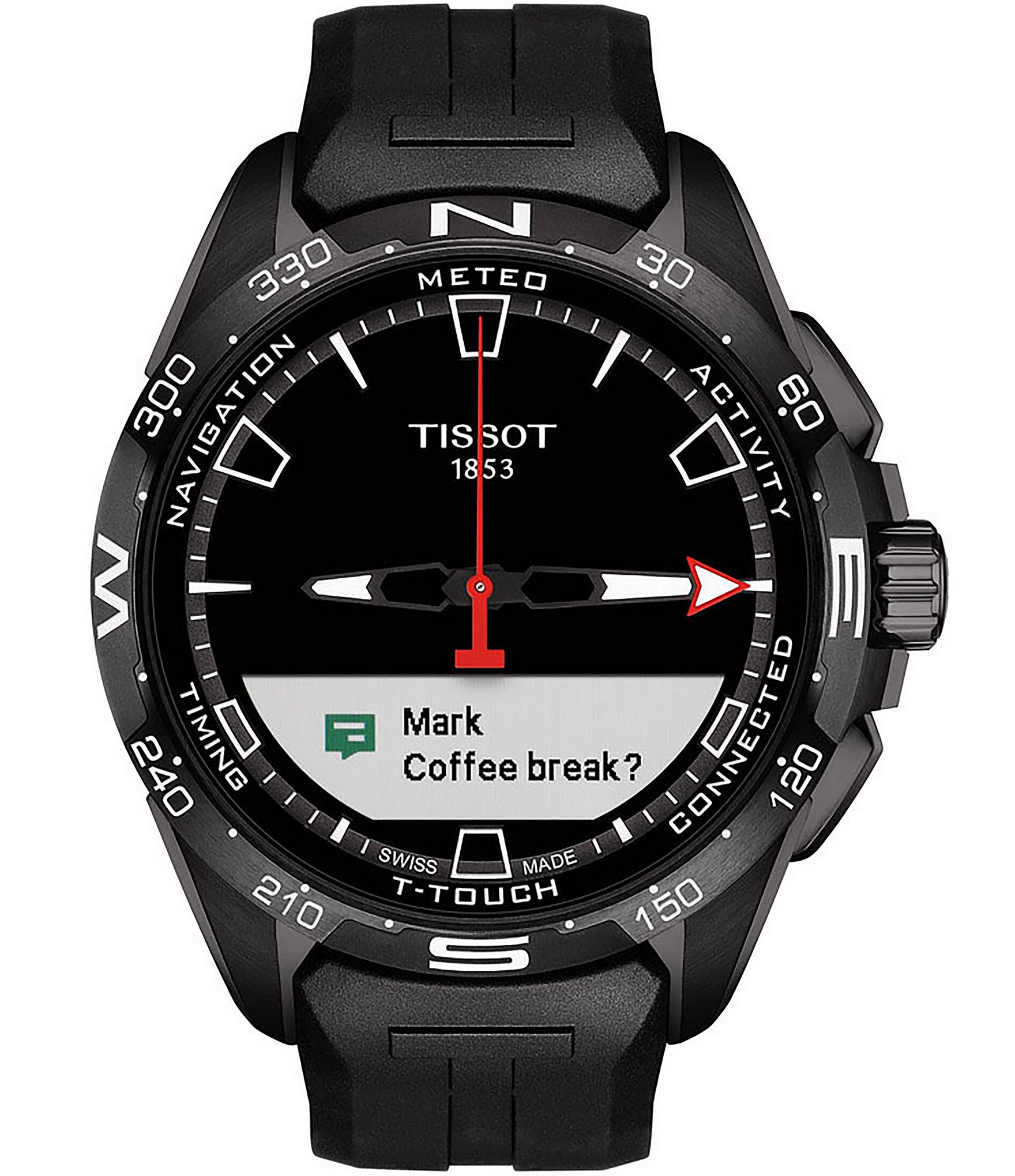 Tissot T-Touch Connect Black Dial Solar Watch