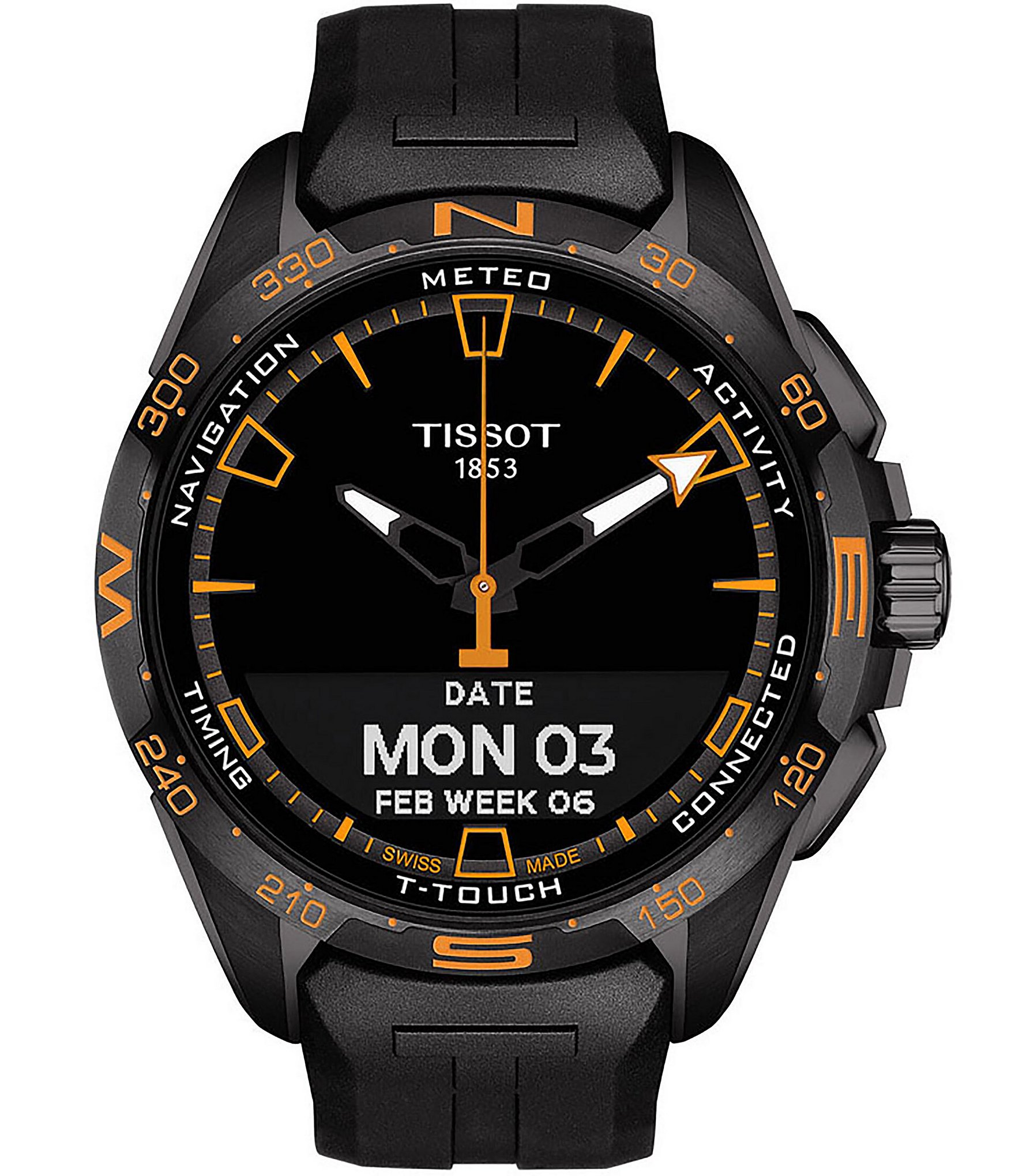 Tissot T-Touch Connect Rubber Strap Solar Watch