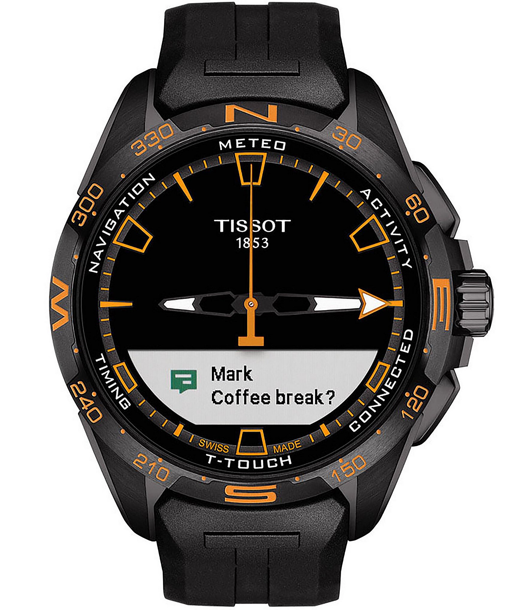 Tissot T-Touch Connect Rubber Strap Solar Watch