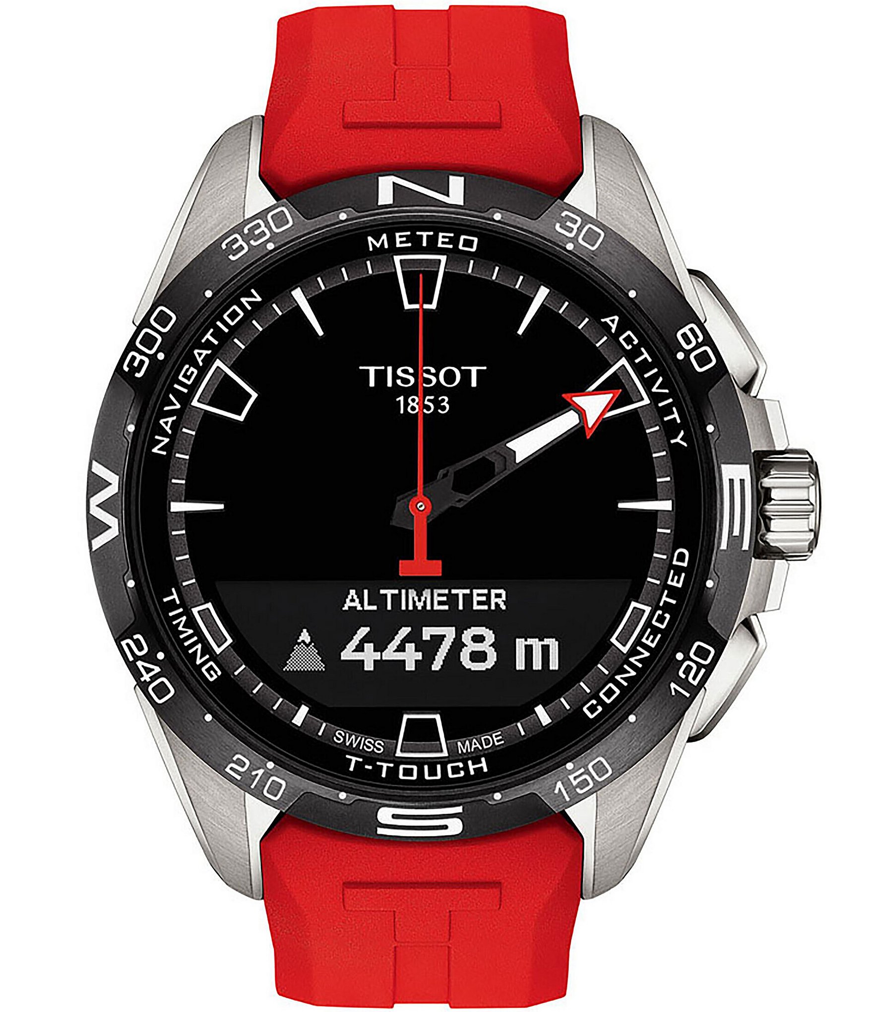 Tissot T-Touch Connect Red Strap Solar Watch