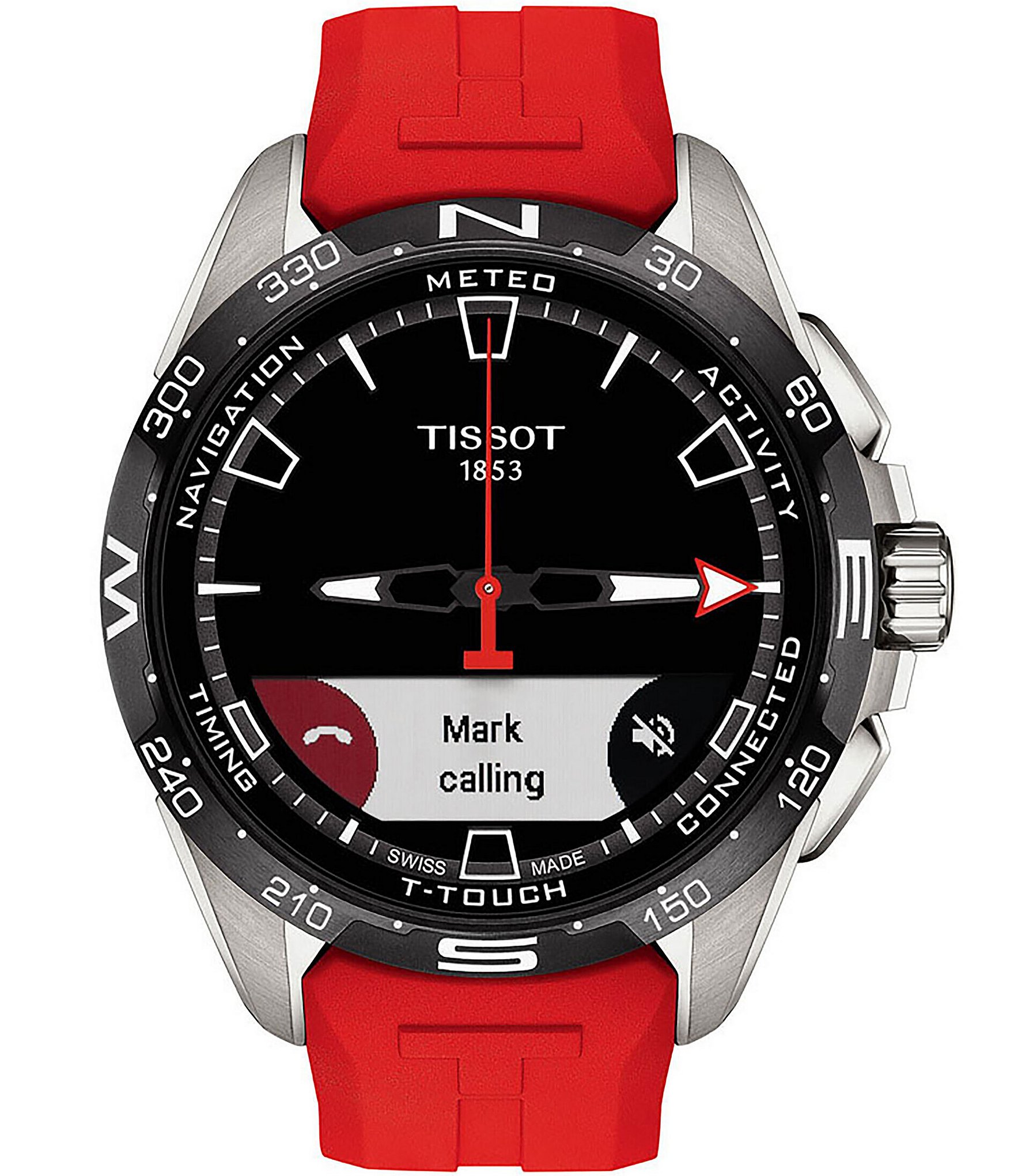 Tissot T-Touch Connect Red Strap Solar Watch