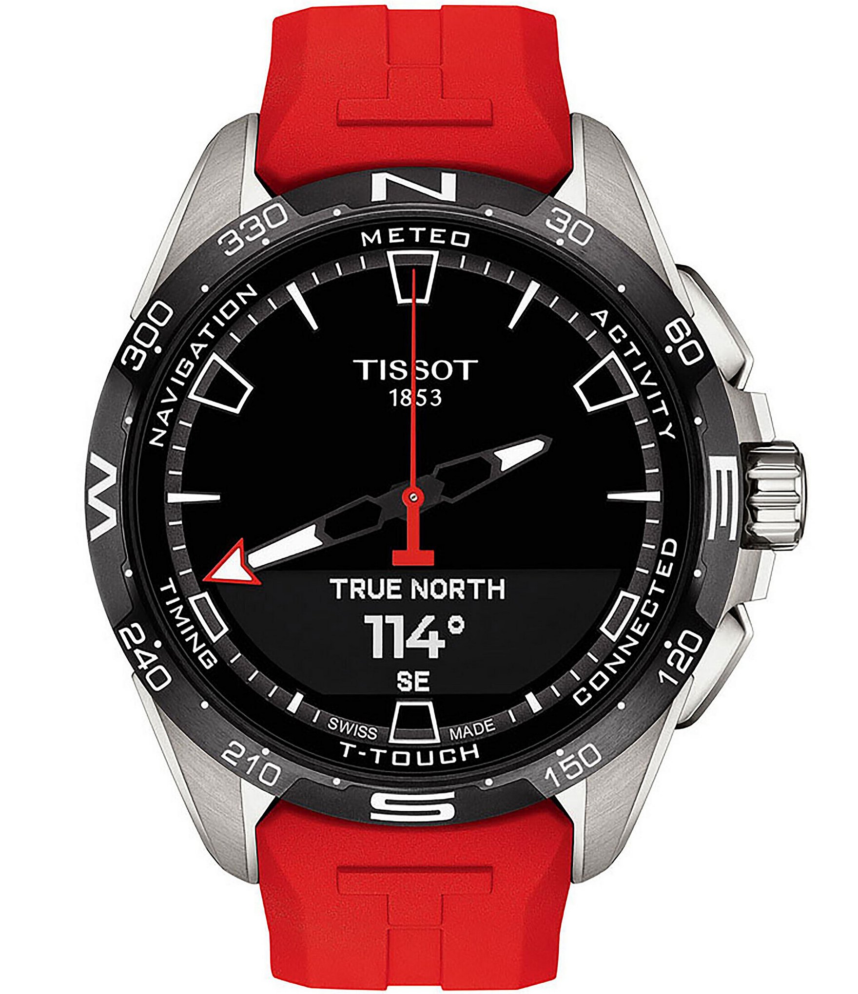 Tissot T-Touch Connect Red Strap Solar Watch