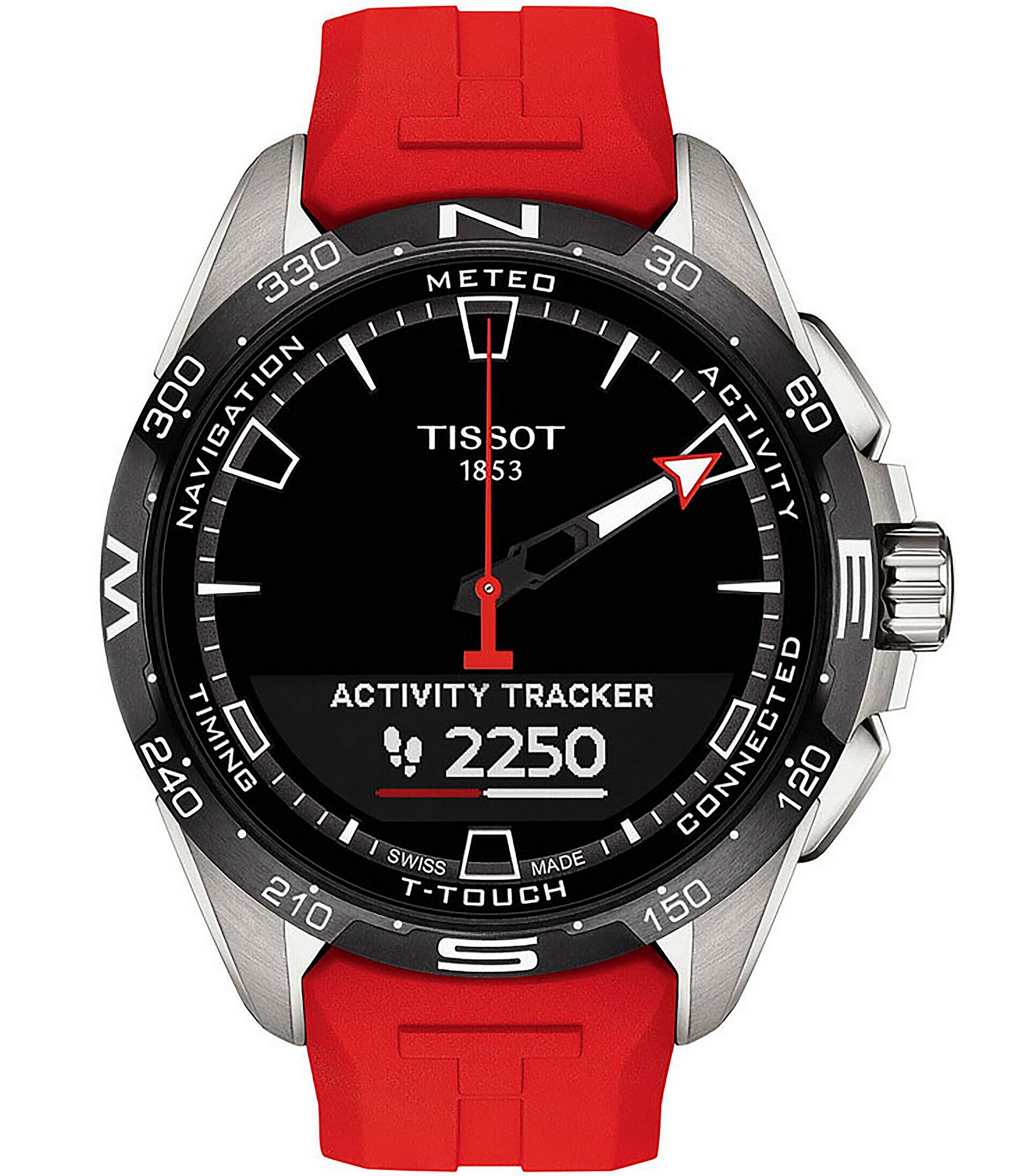 Tissot T-Touch Connect Red Strap Solar Watch