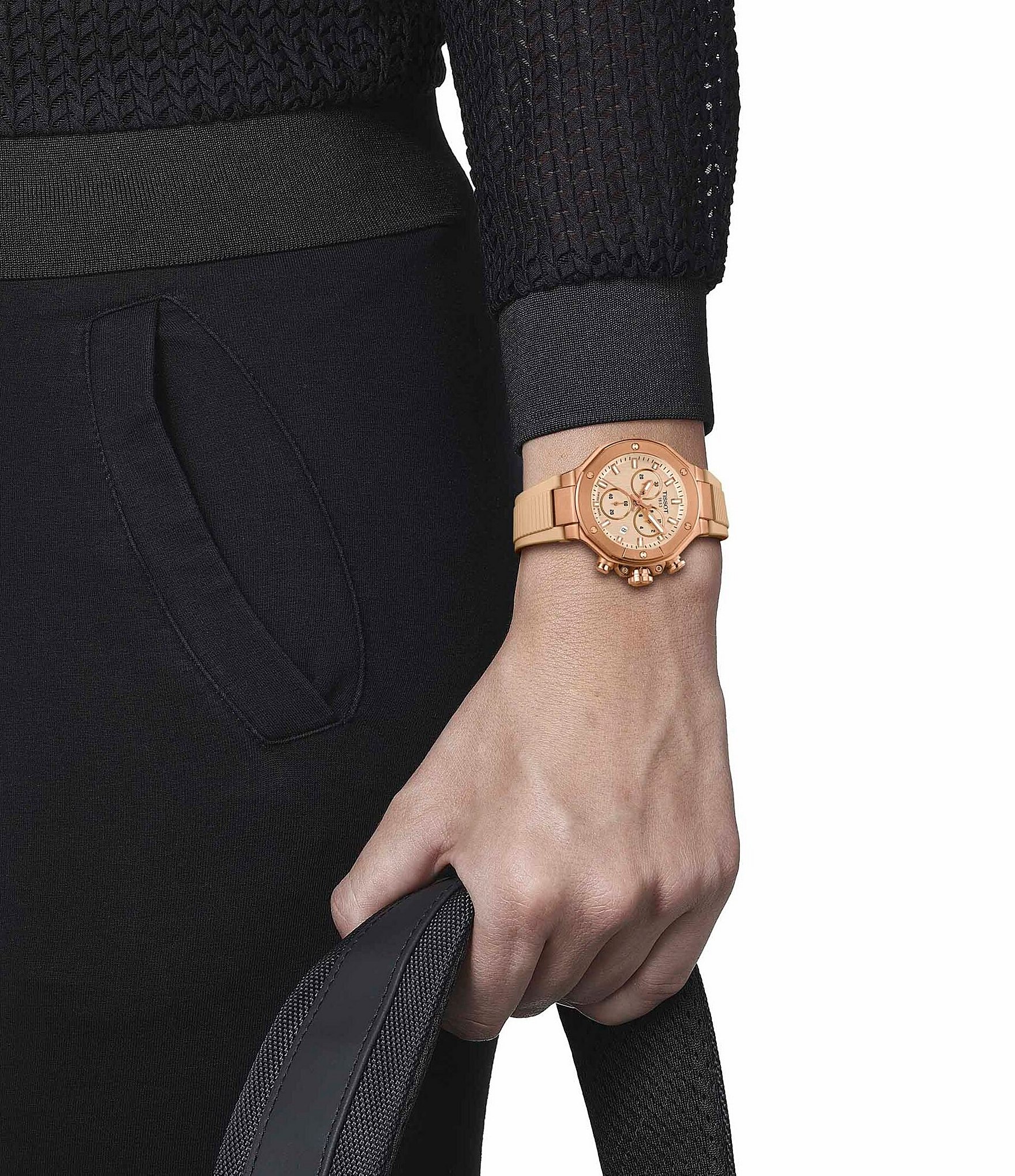 Tissot Unisex T-Race Quartz Chronograph Silicone Strap Watch