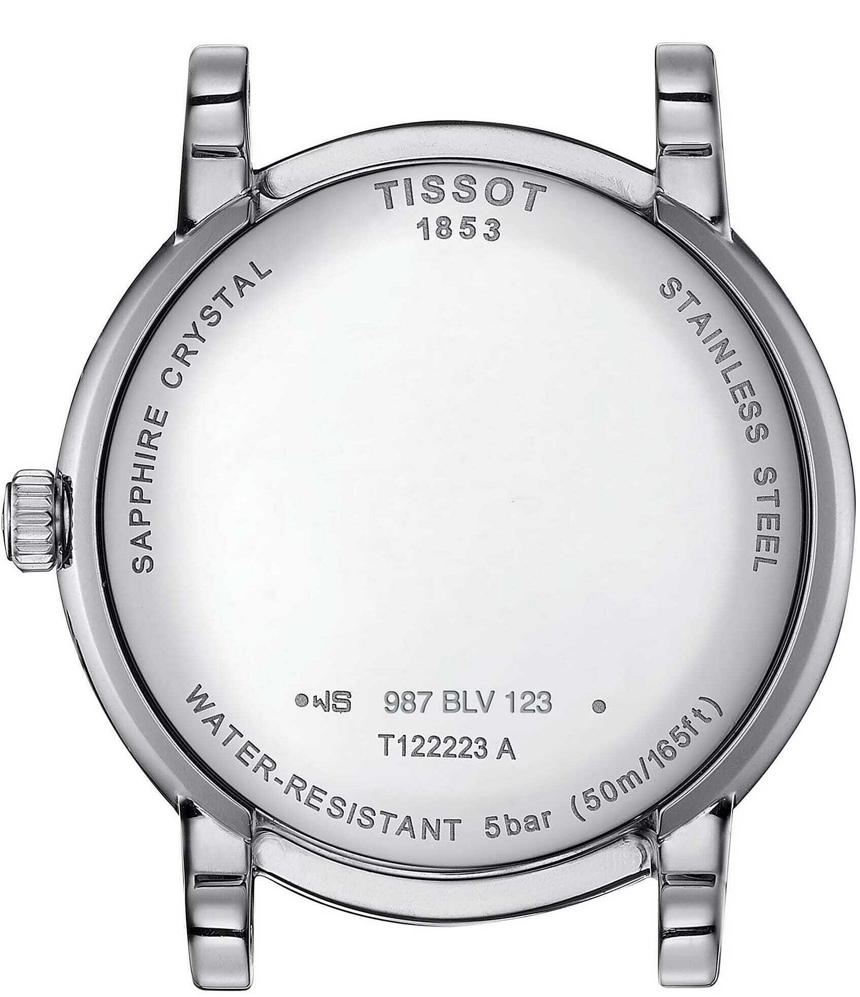 Tissot Women's Carson Lady Premium Moonphase Quartz Analog Stainless Steel Bracelet Watch