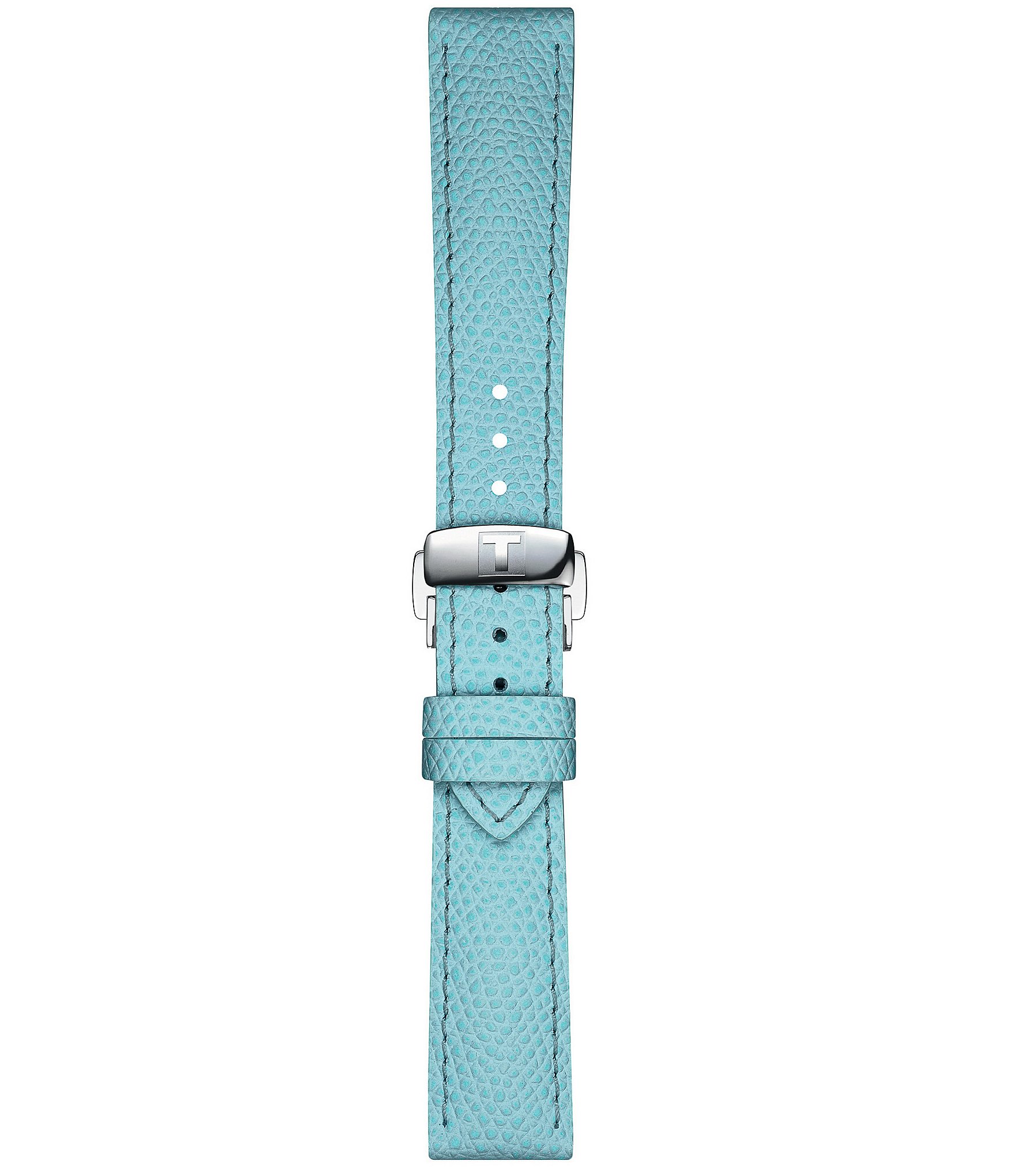 Tissot Women's Chemin Des Tourelles Powermatic 80 Automatic Light Blue Leather Strap Watch