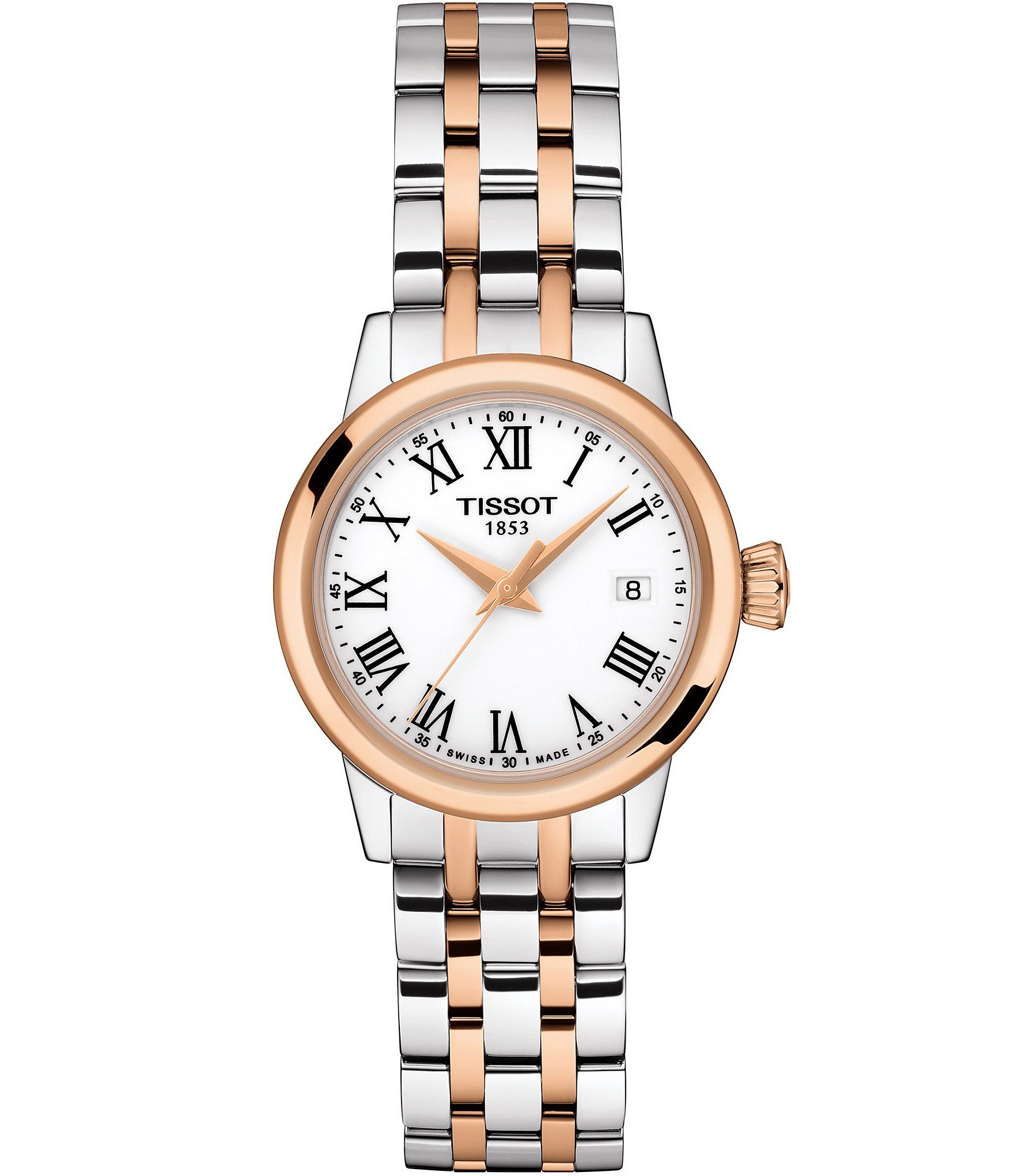 Tissot Women's Classic Dream Rose Gold Stainless Steel Bracelet Watch