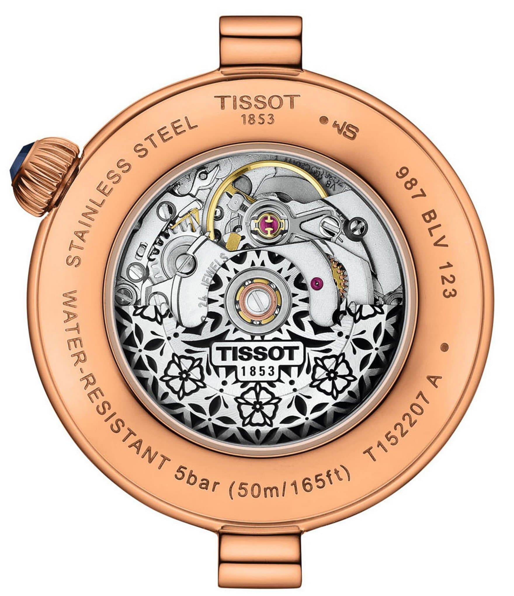 Tissot Women's Desir Automatic Brown Leather Strap Watch