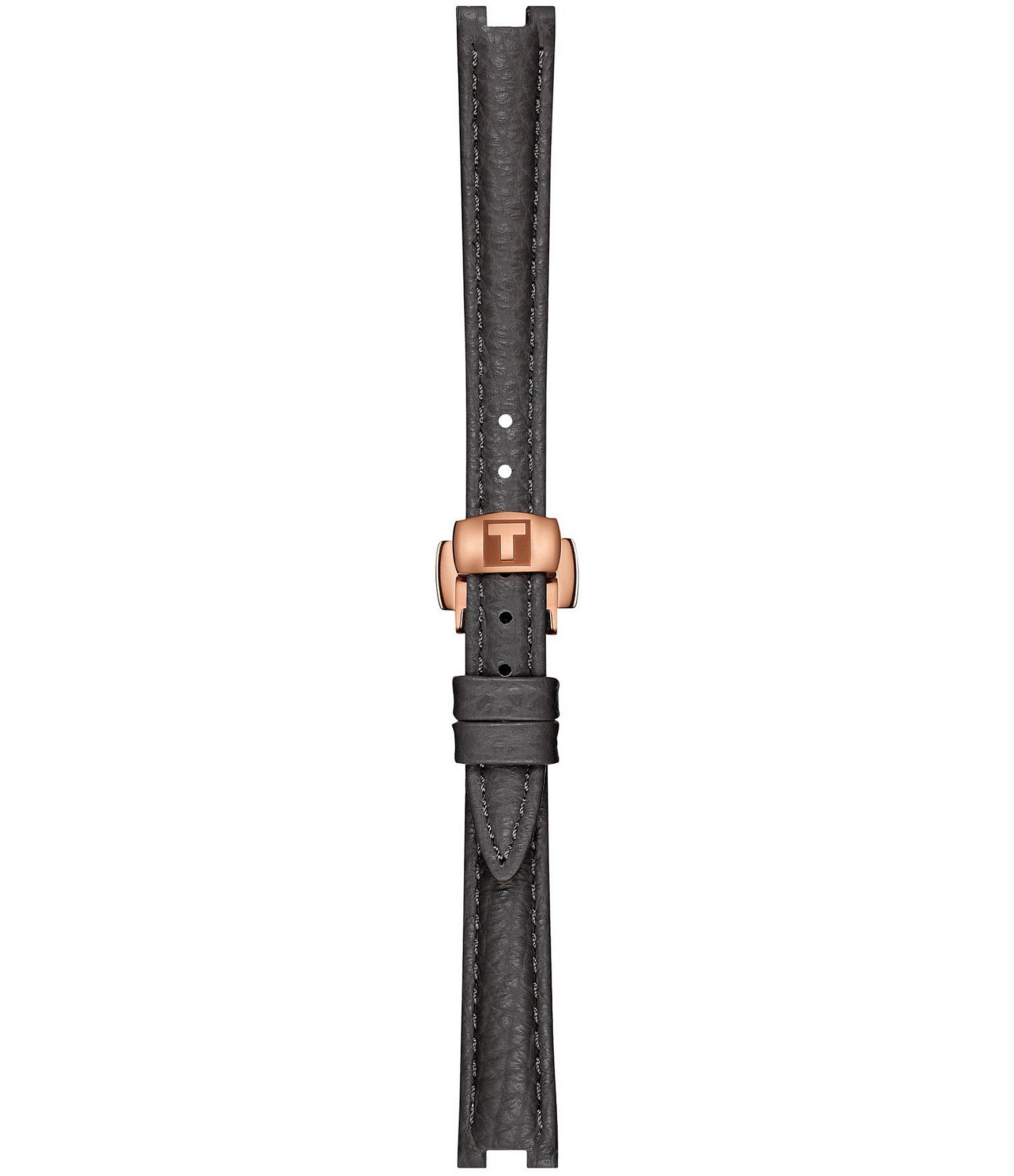 Tissot Women's Desir Automatic Grey Leather Strap Watch