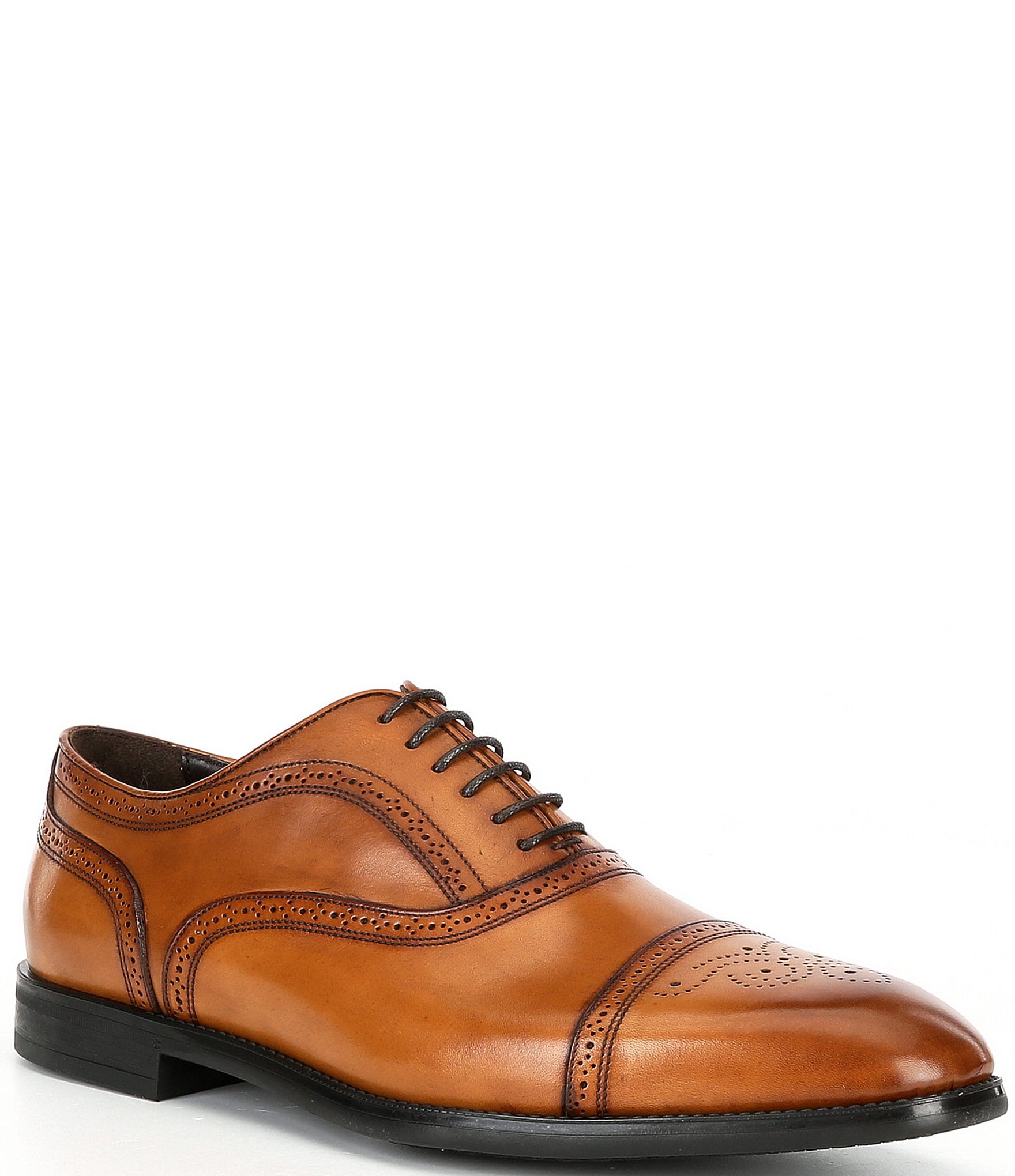 To Boot New York Men's Phelps Cap Toe Leather Lace-Up Oxfords | Dillard's