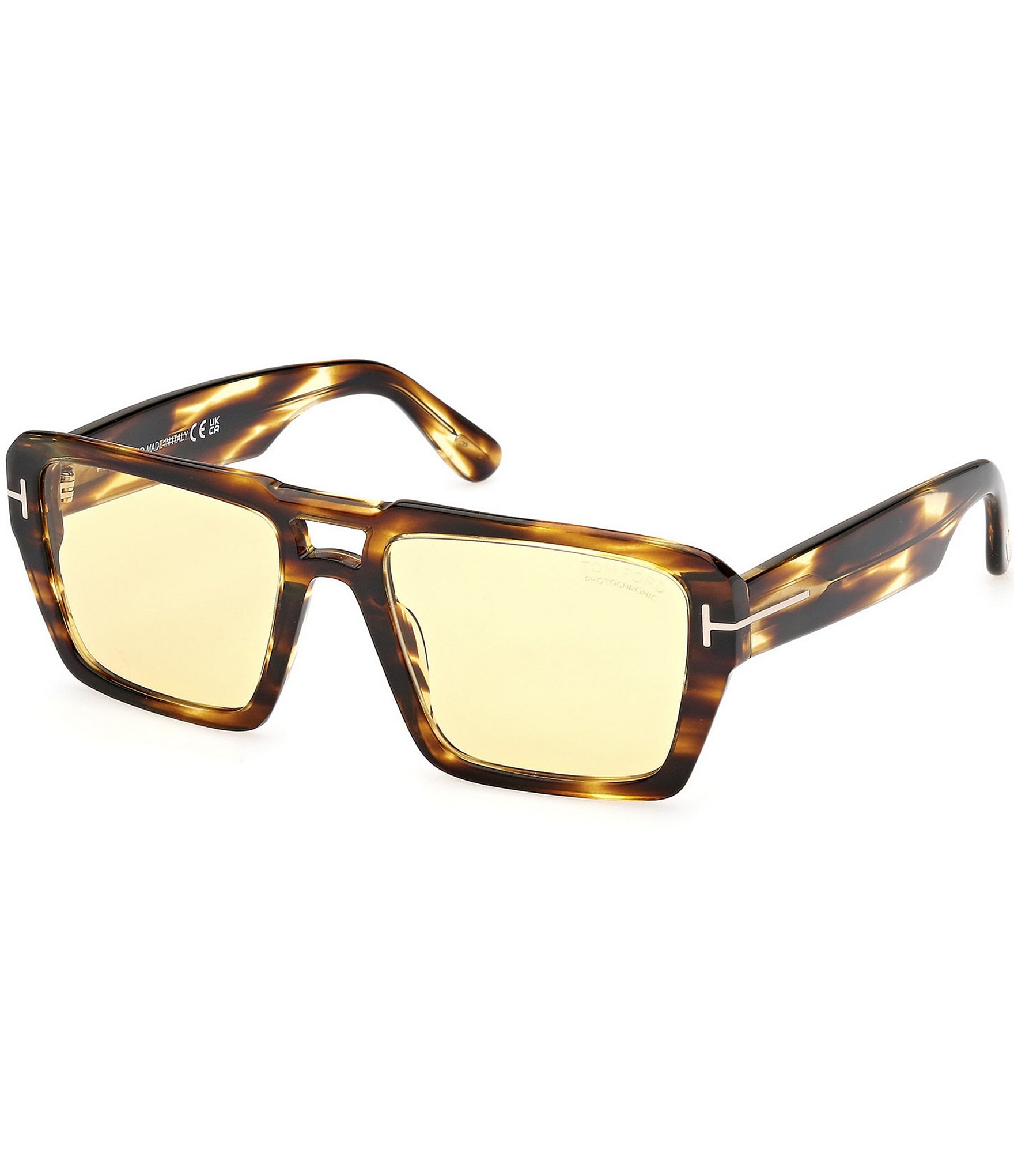 TOM FORD Men's Redford 56mm Navigator Sunglasses