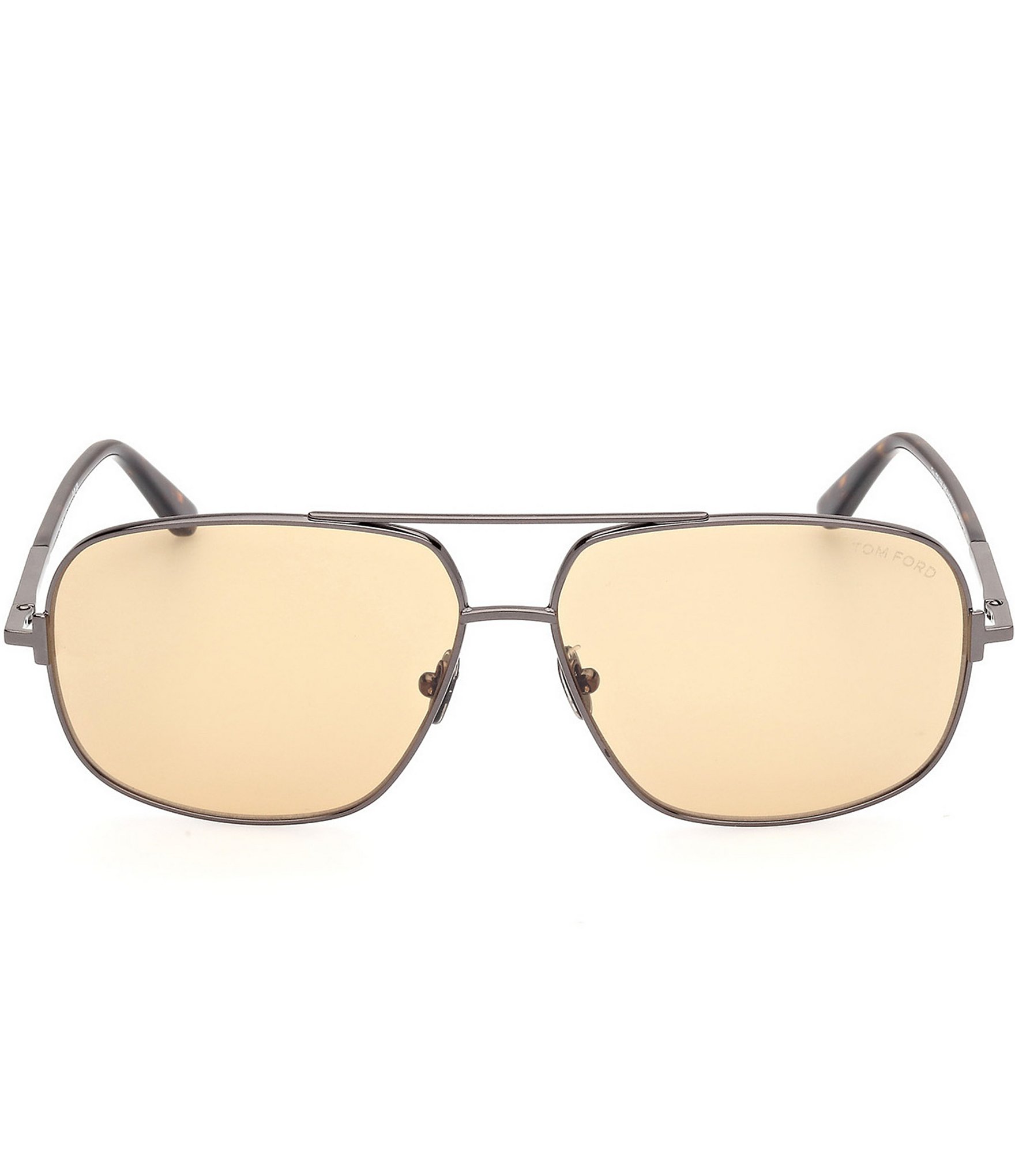 TOM FORD Men's Tex 62mm Navigator Sunglasses