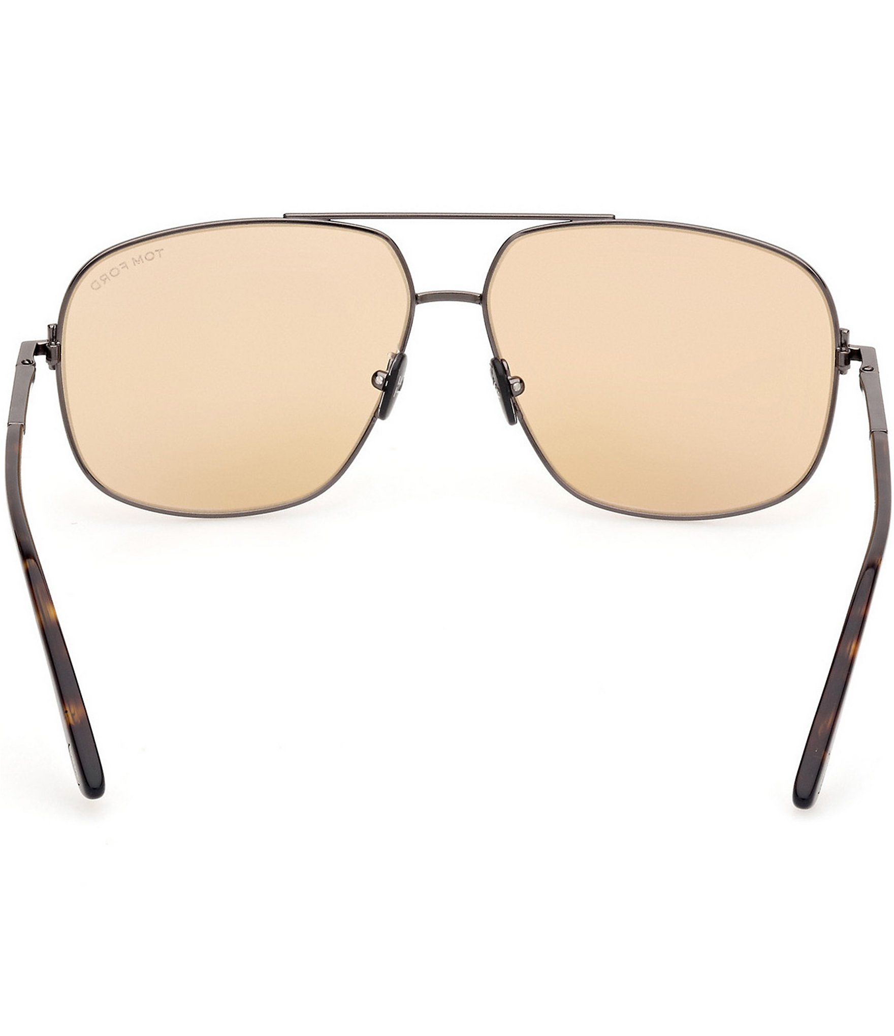 TOM FORD Men's Tex 62mm Navigator Sunglasses