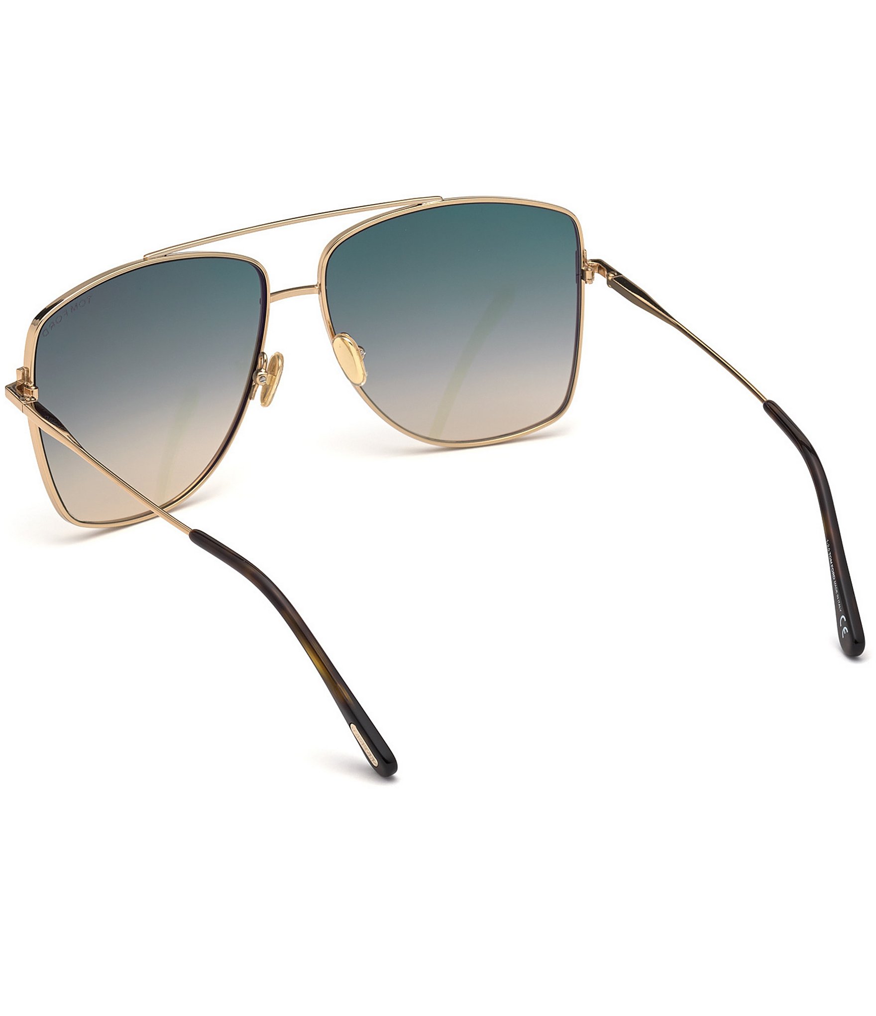 TOM FORD Unisex Reggie 61mm Aviator Sunglasses