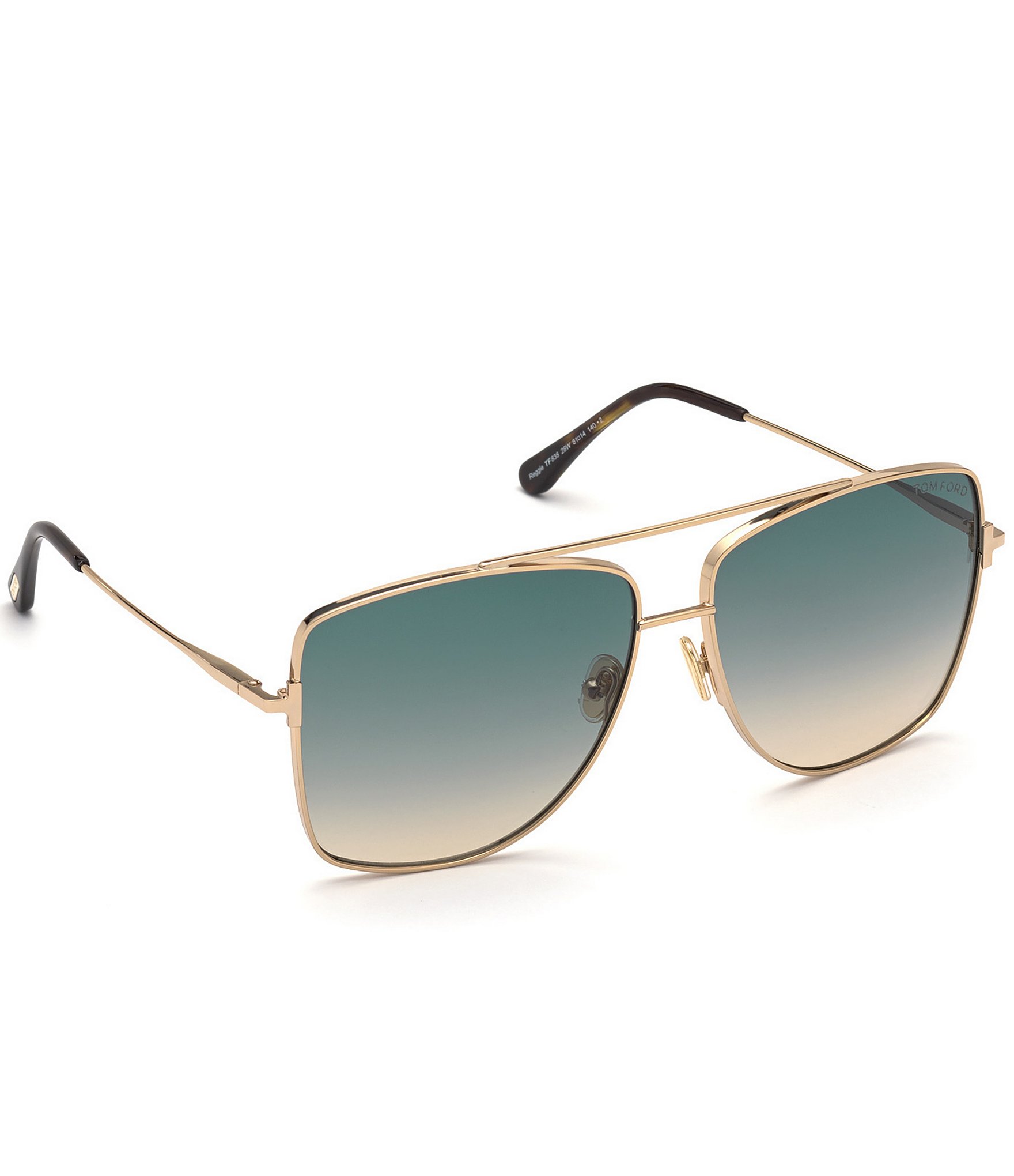 TOM FORD Unisex Reggie 61mm Aviator Sunglasses