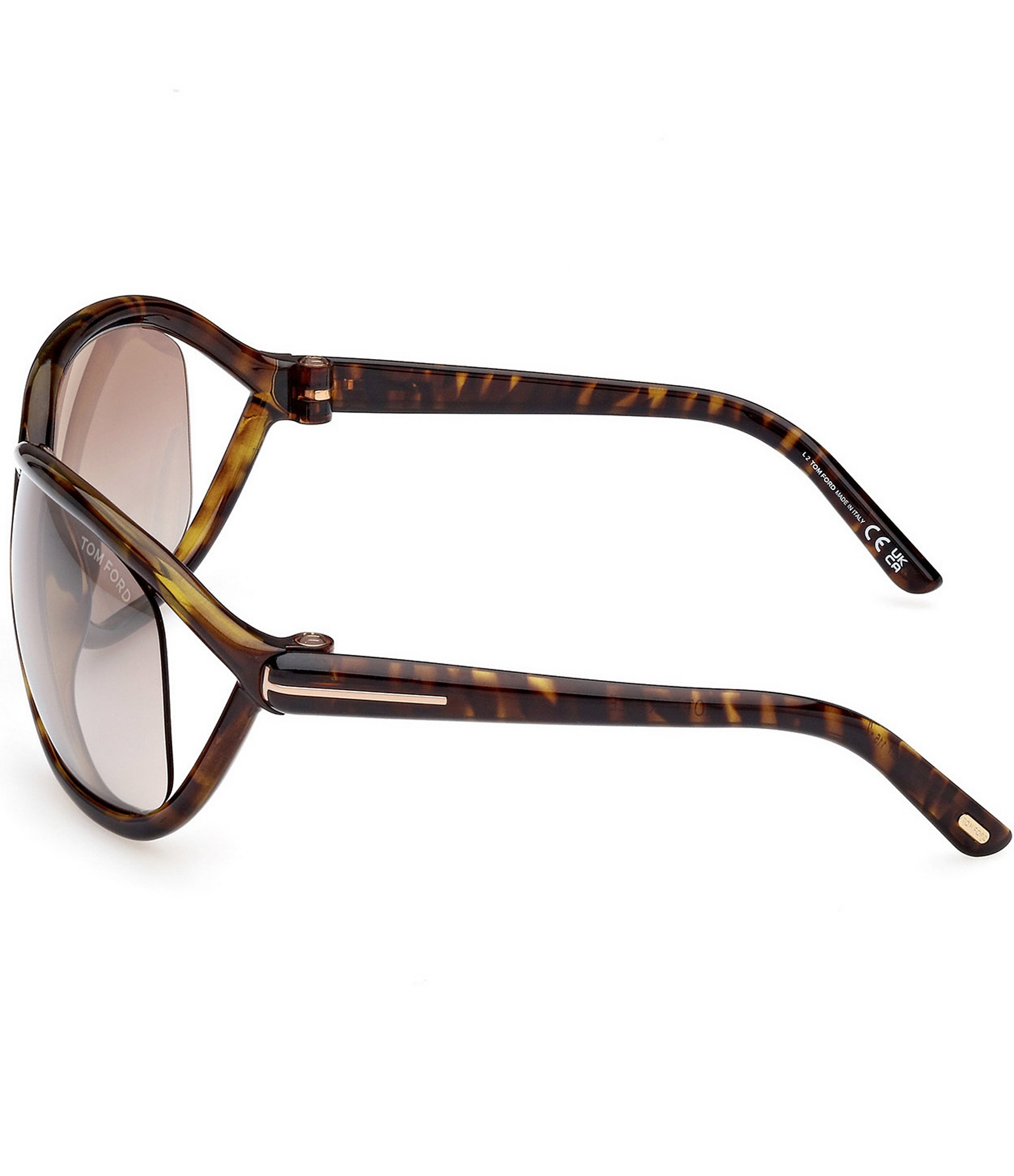 TOM FORD Women's Fernanda 68mm Tortoise Butterfly Sunglasses