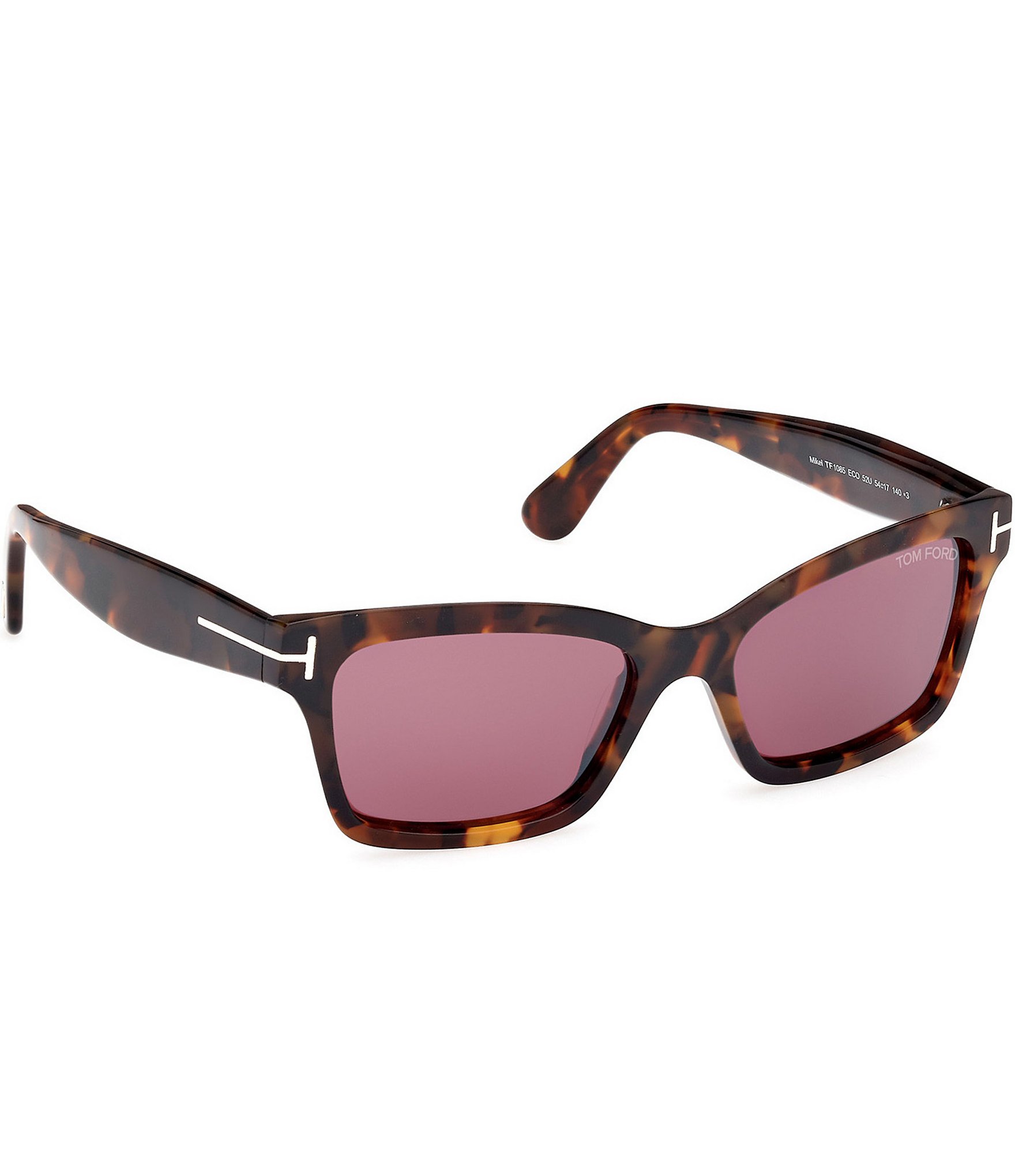 TOM FORD Women's Mikel 54mm Tortoise Square Sunglasses