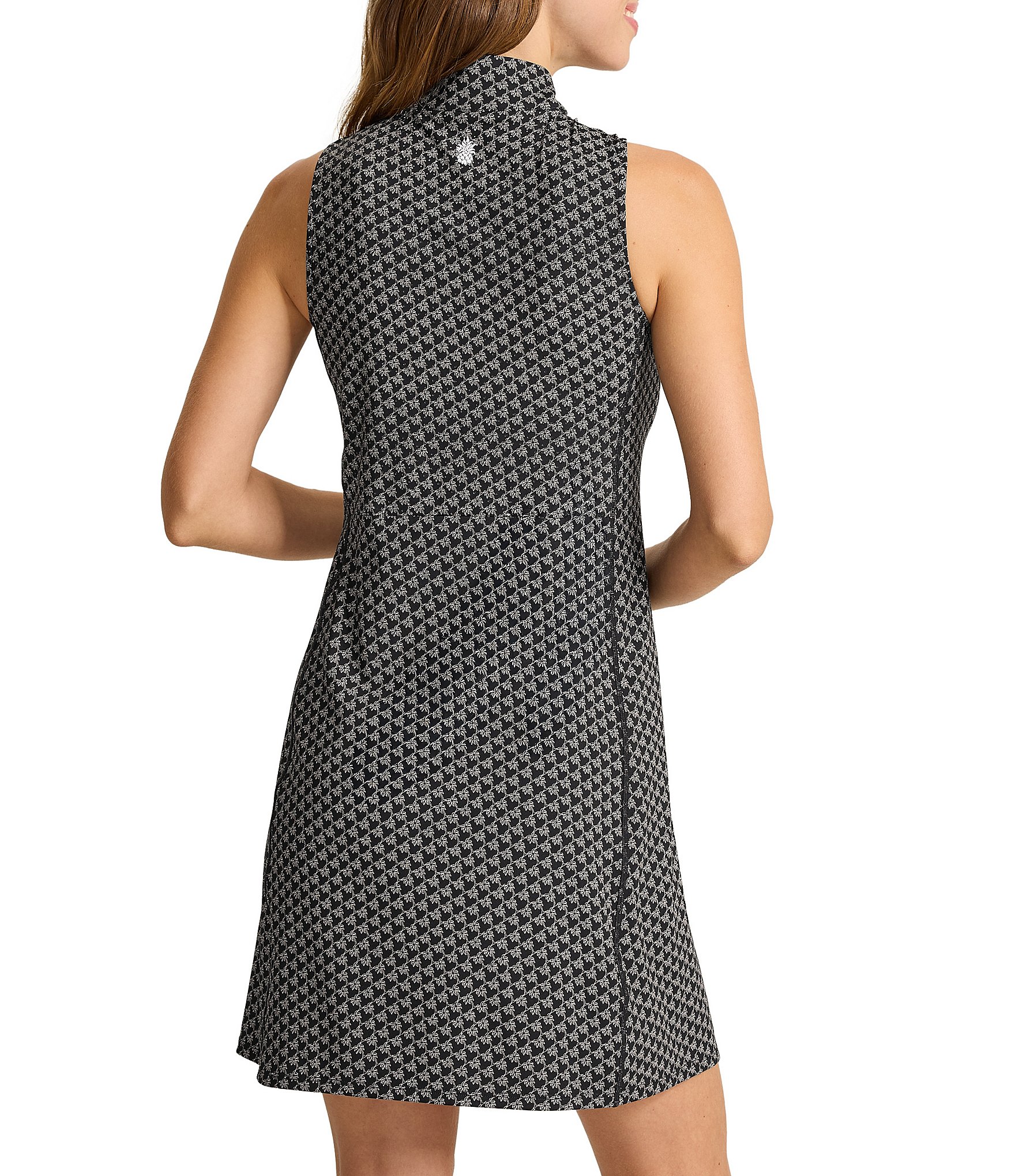 Tommy Bahama Abby Puerto Palms IslandZone Mock Neck Sleeveless Dress