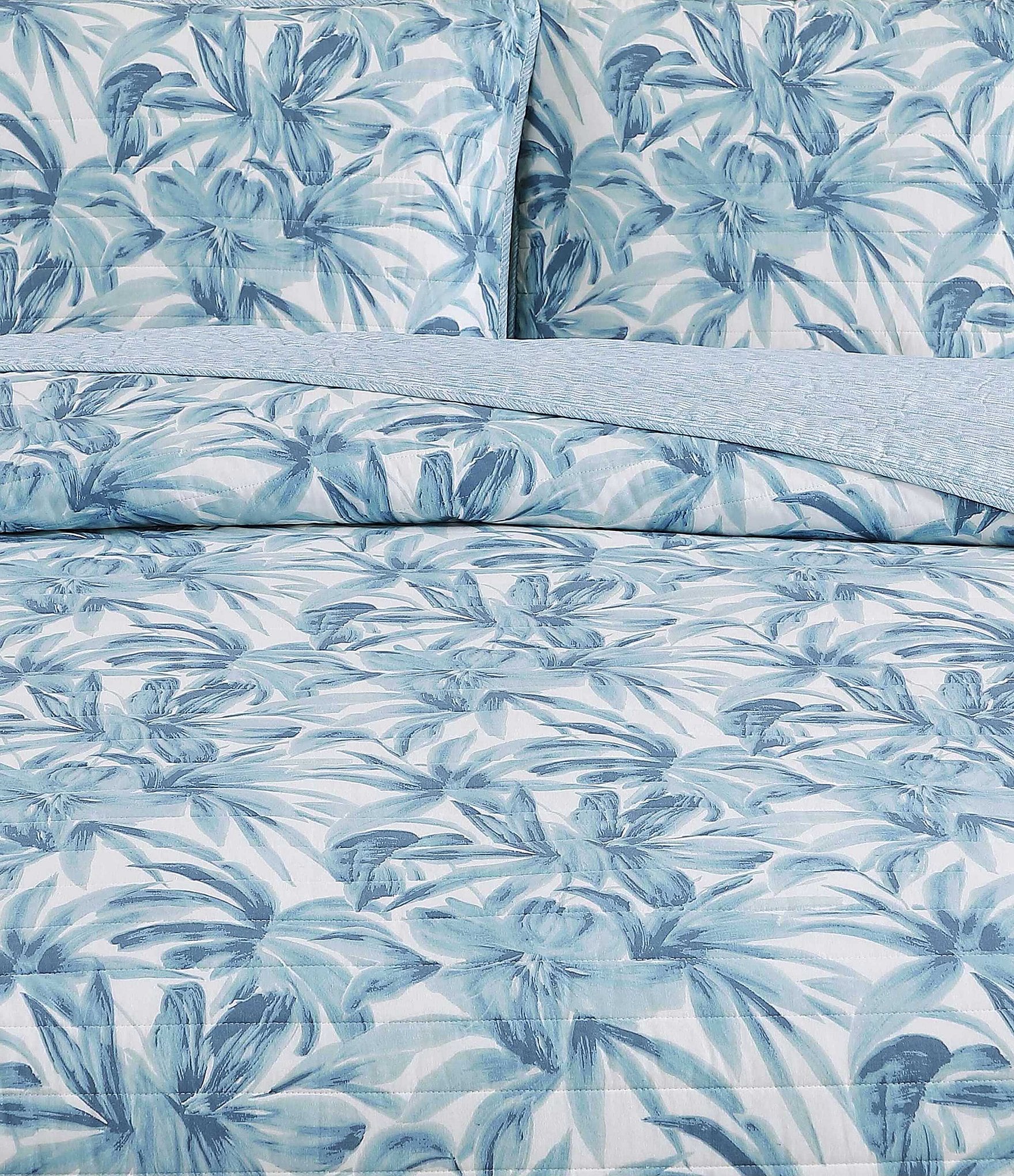 Tommy Bahama Aubrey Cotton Reversible Quilt Mini Set
