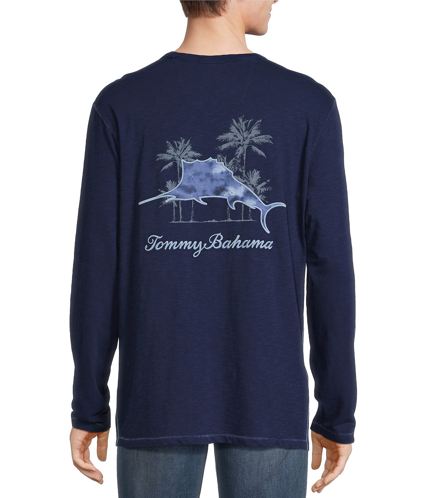 Tommy Bahama Azul Palms Long Sleeve Lux T-Shirt