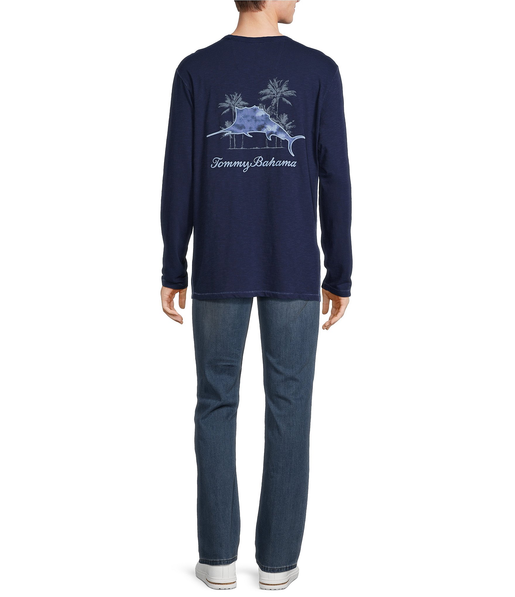 Tommy Bahama Azul Palms Long Sleeve Lux T-Shirt