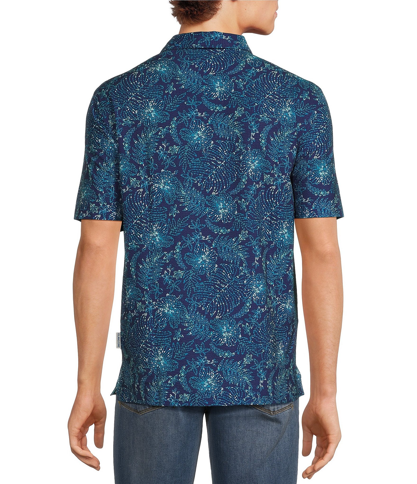 Tommy Bahama Bahama Coast Azul Burst Short Sleeve Polo Shirt