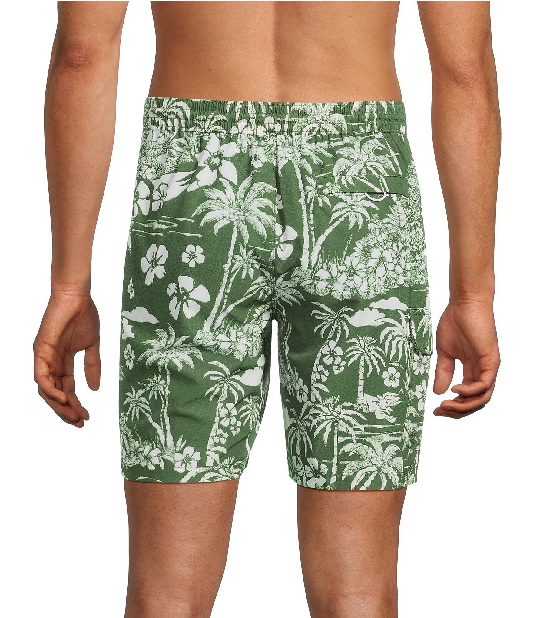 Tommy Bahama Baja Palms Paradise 8#double; Board Shorts